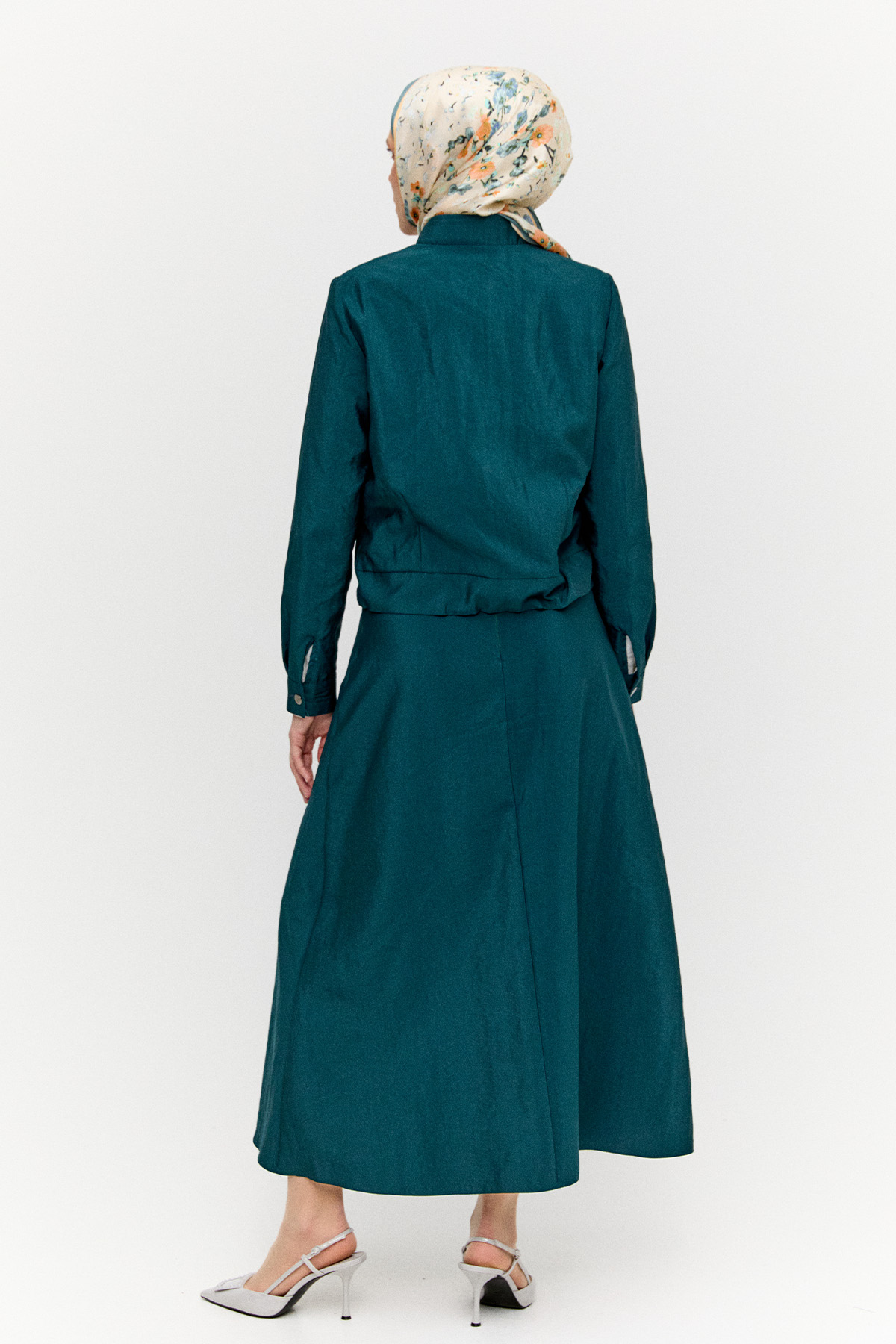 Fermuar Detaylı İkili Takım, Tesettür Giyim