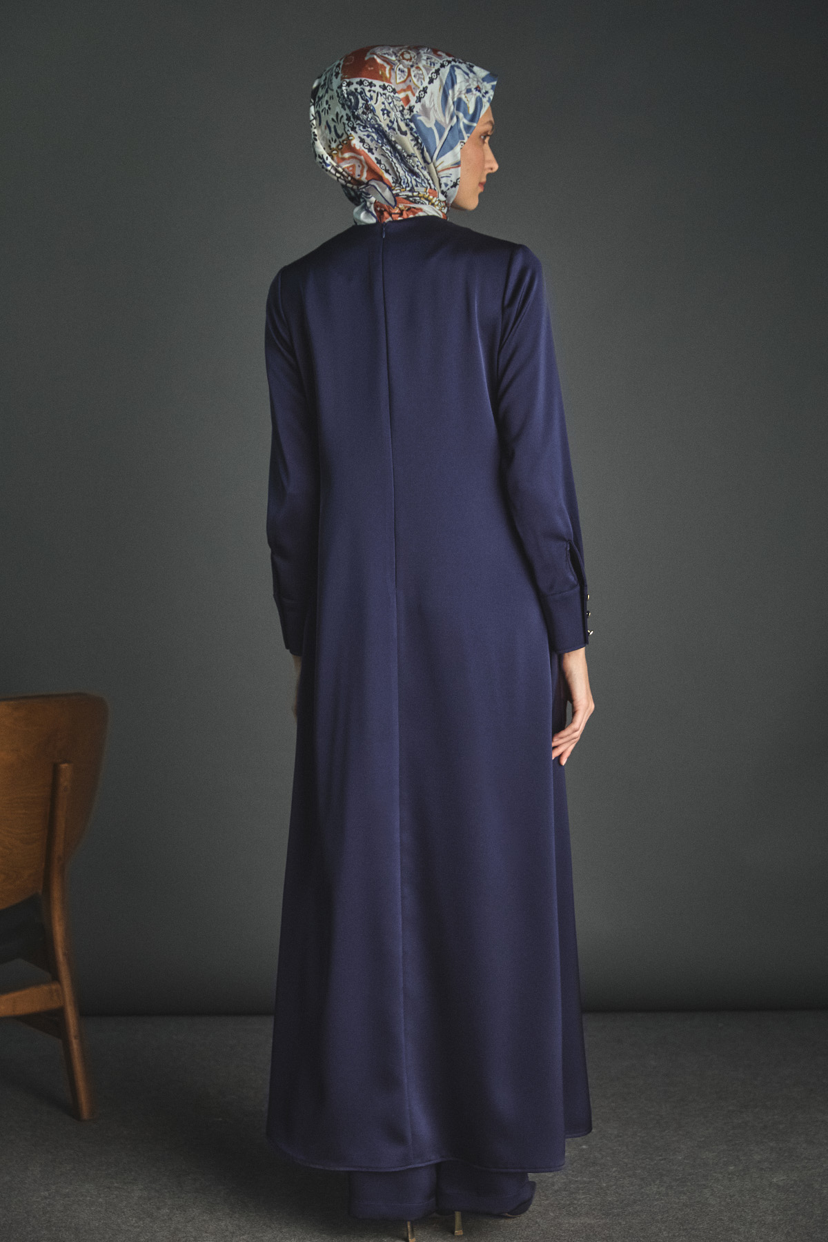 Asimetrik İkili Saten Takım