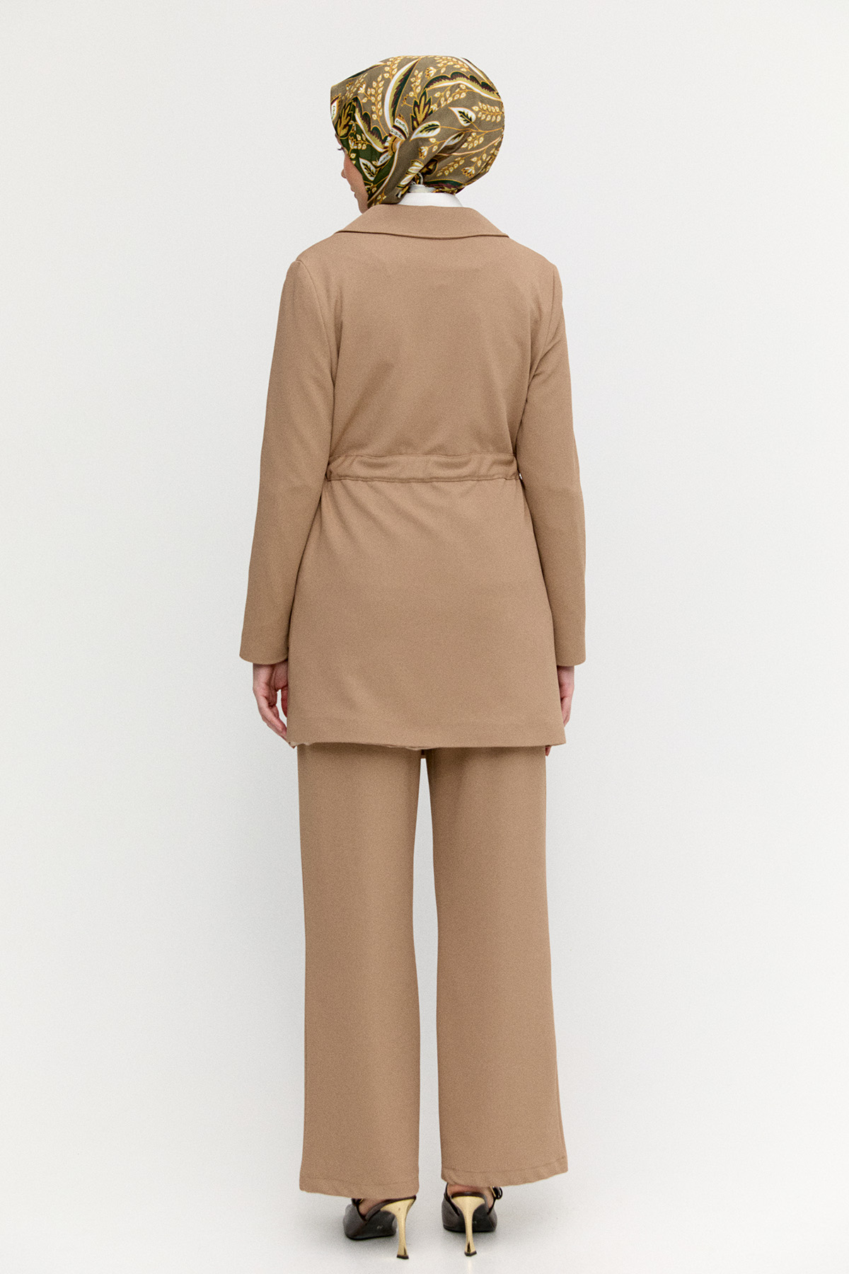 Köprü Kuşaklı Kargo Cepli İkili Takım, Tesettür Giyim