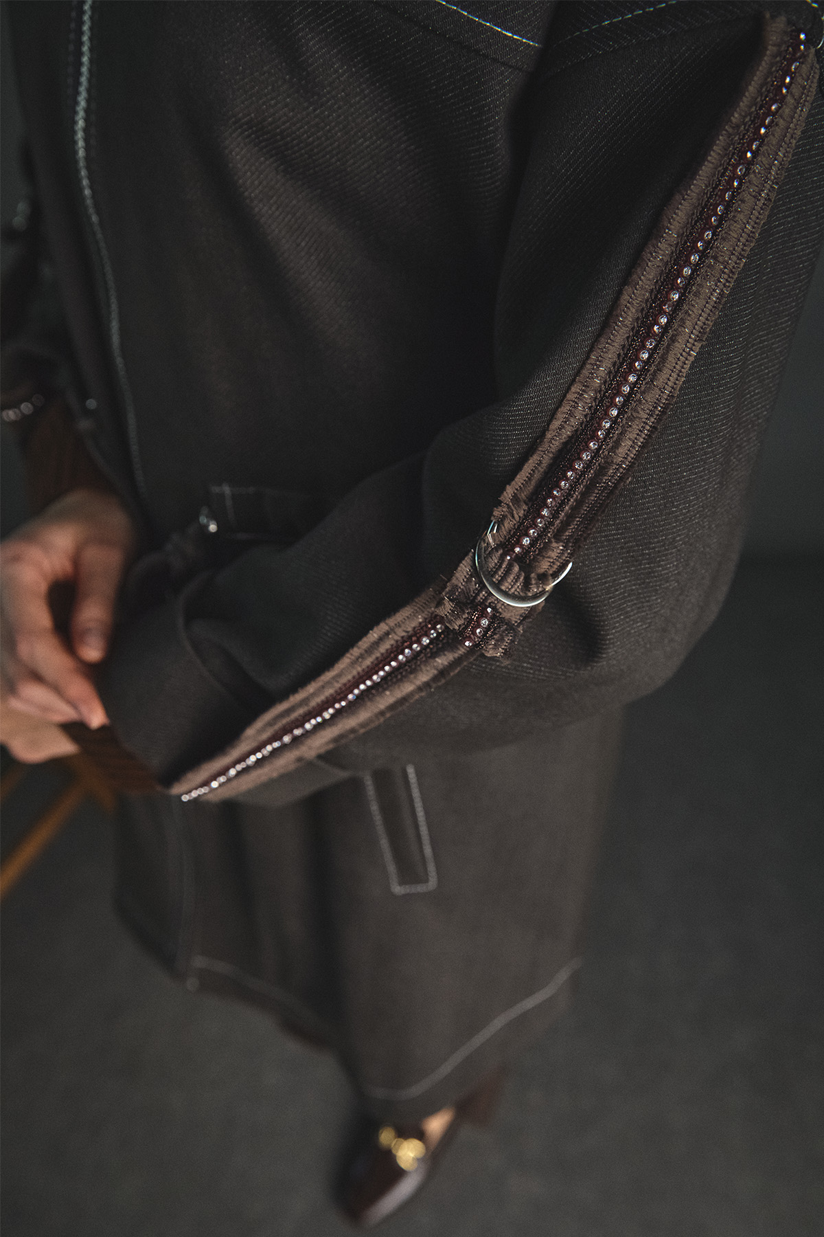 Spor Dikişli Gabardin Kap