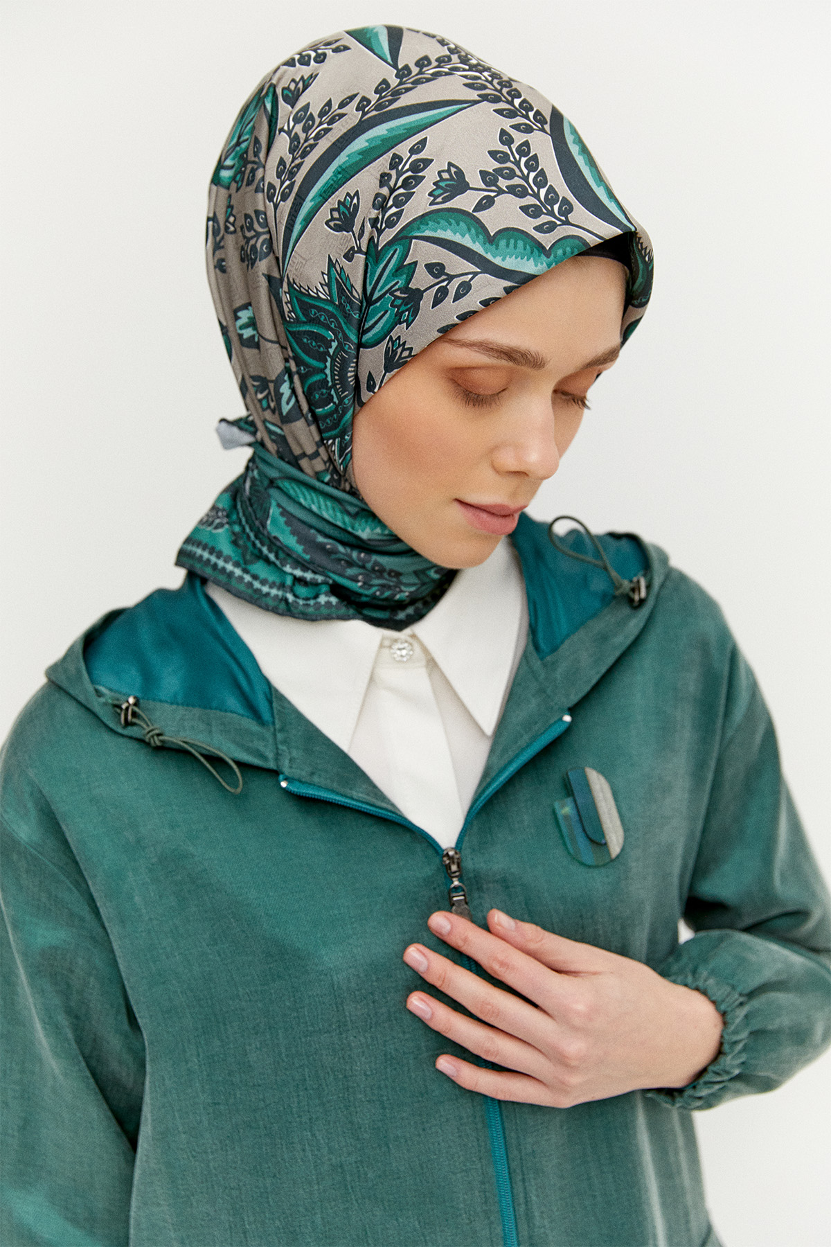 Kapüşonlu Pamuklu İkili Takım, Tesettür Giyim