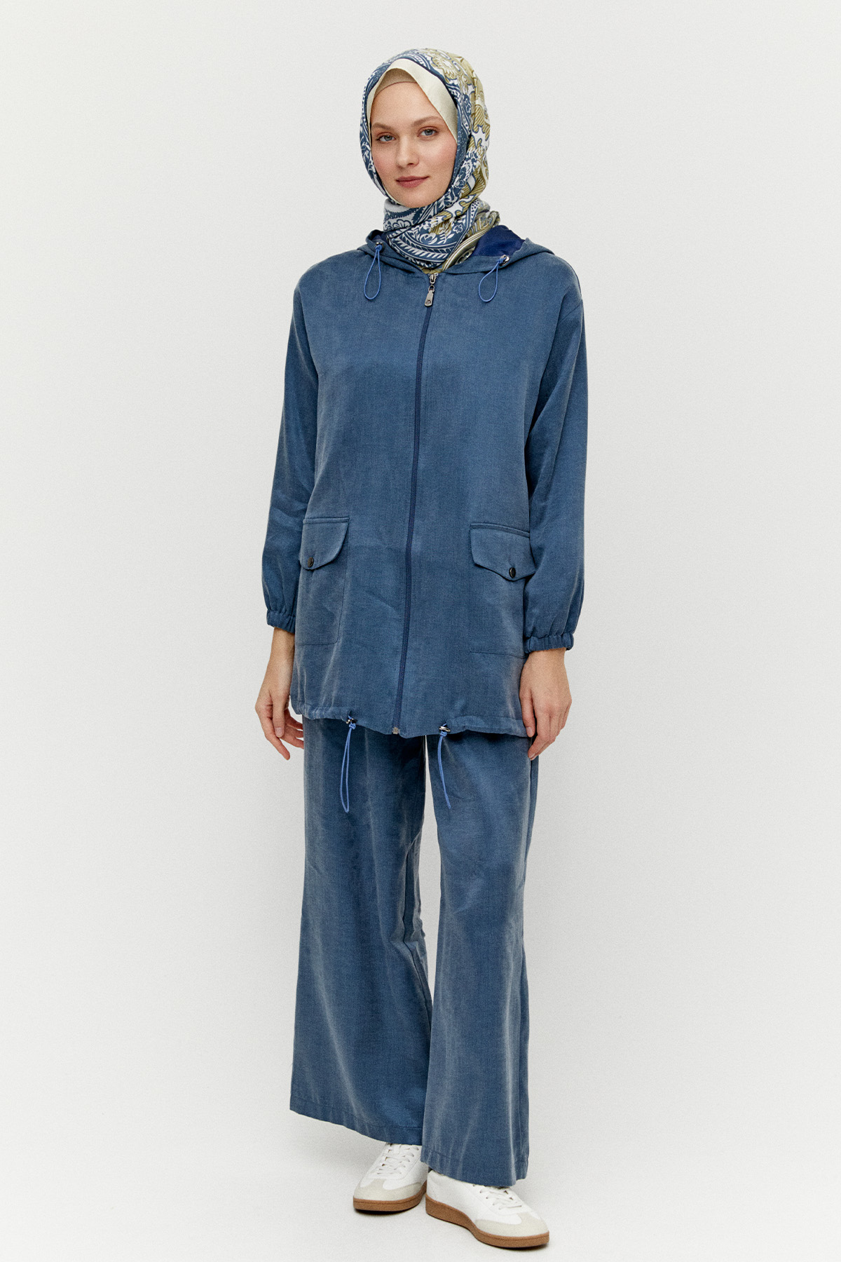 Kapüşonlu Pamuklu İkili Takım