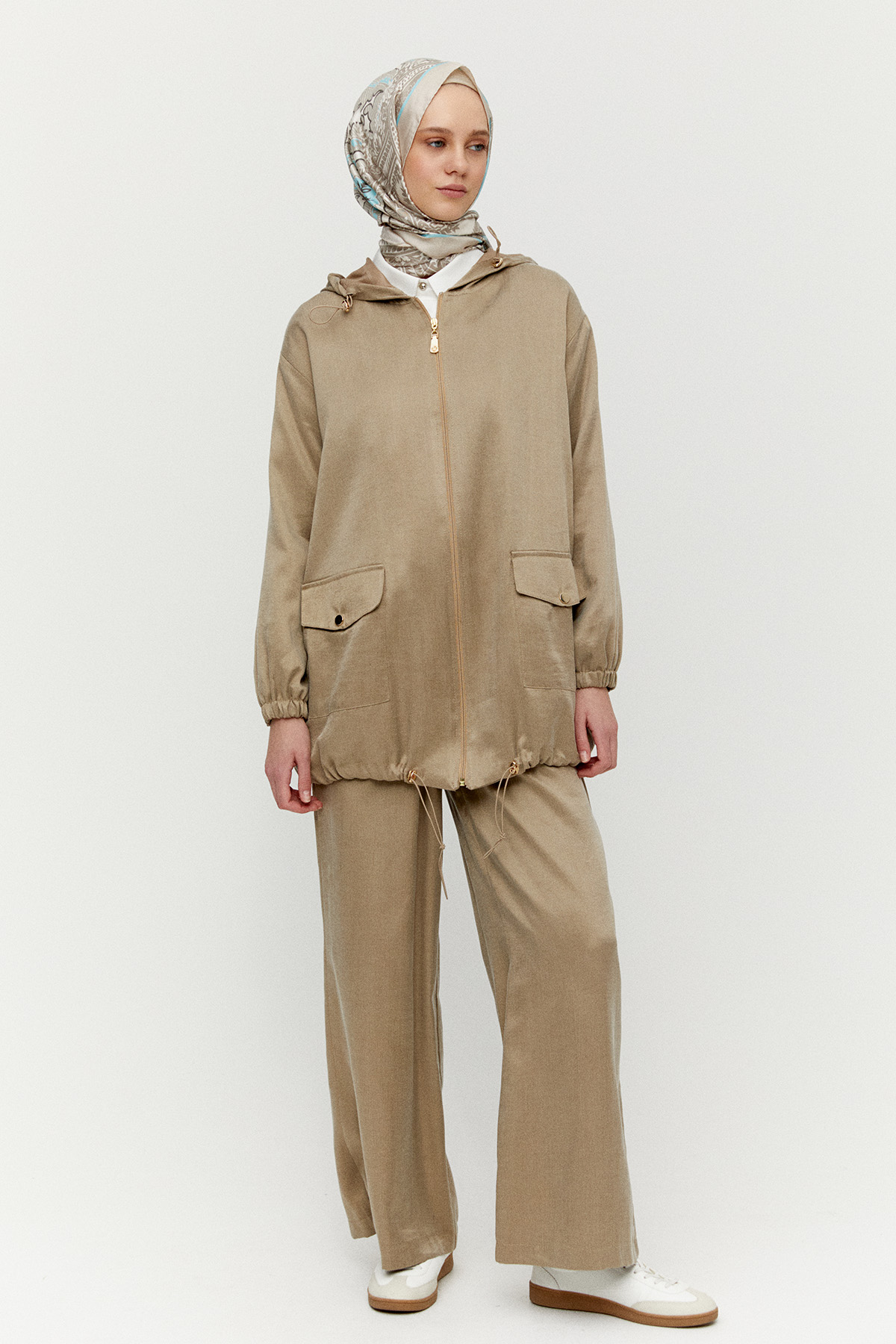 Kapüşonlu Pamuklu İkili Takım