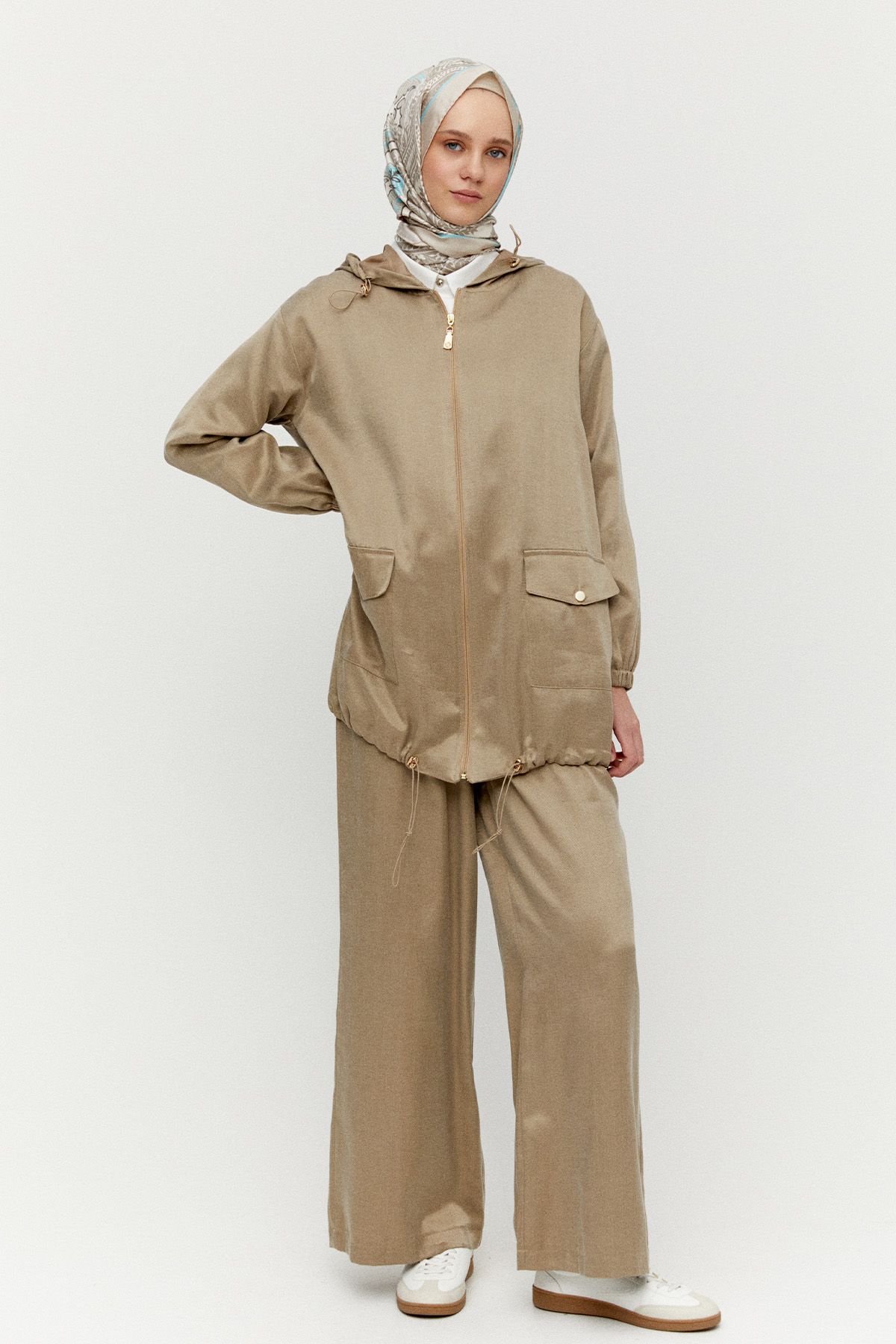 Kapüşonlu Pamuklu İkili Takım