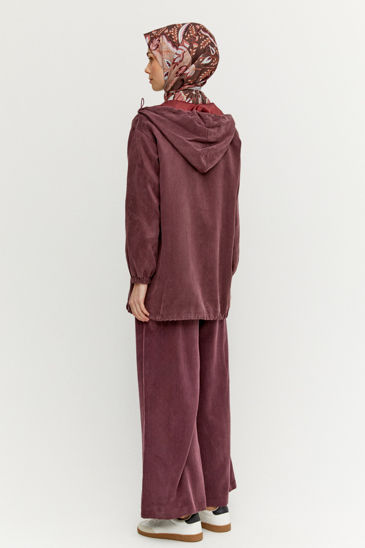 Kapüşonlu Pamuklu İkili Takım, Tesettür Giyim