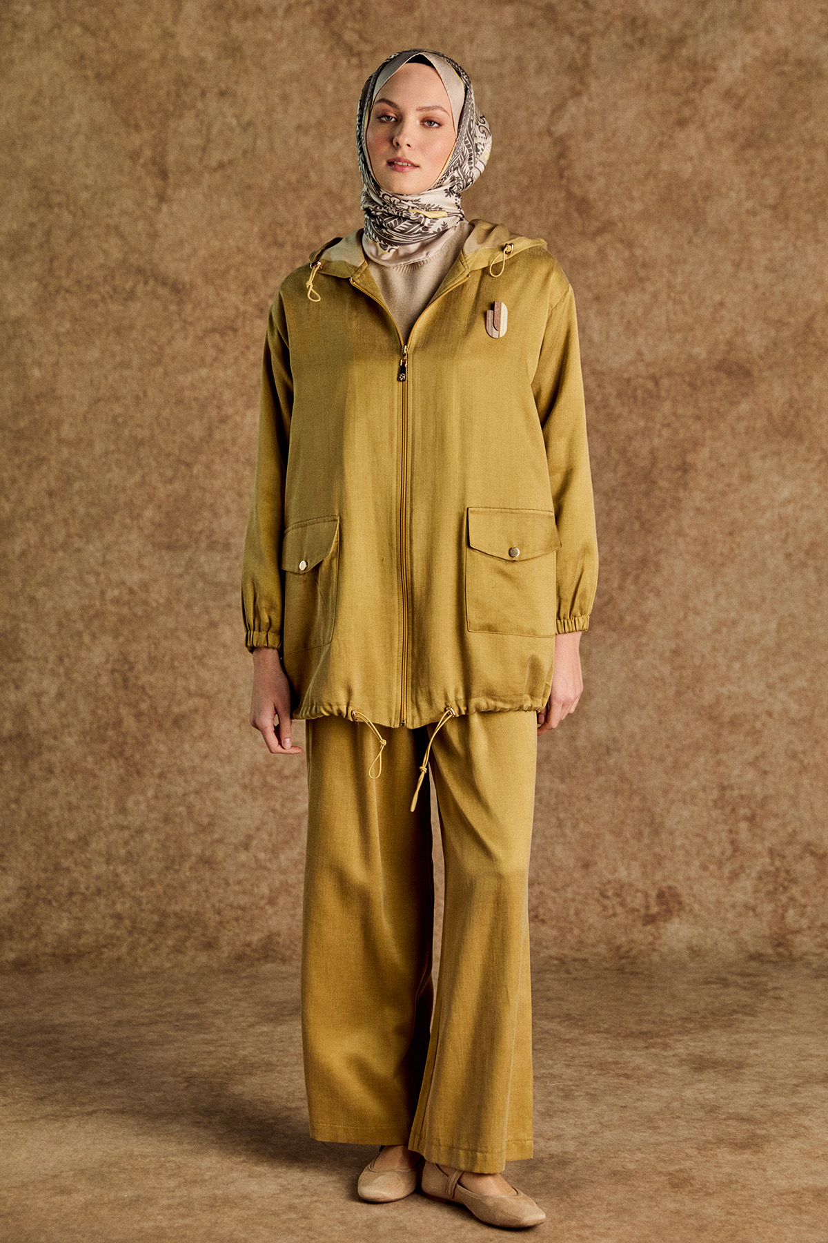 Kapüşonlu Pamuklu İkili Takım