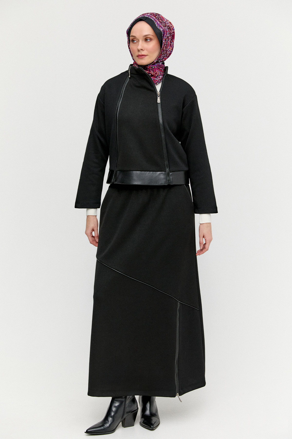 Suni Derili Örme İkili Takım, Tesettür Giyim