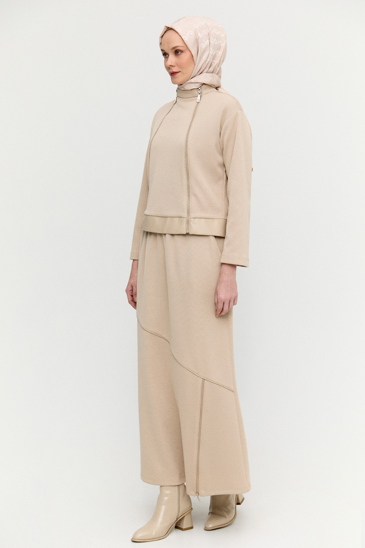 Suni Derili Örme İkili Takım, Tesettür Giyim