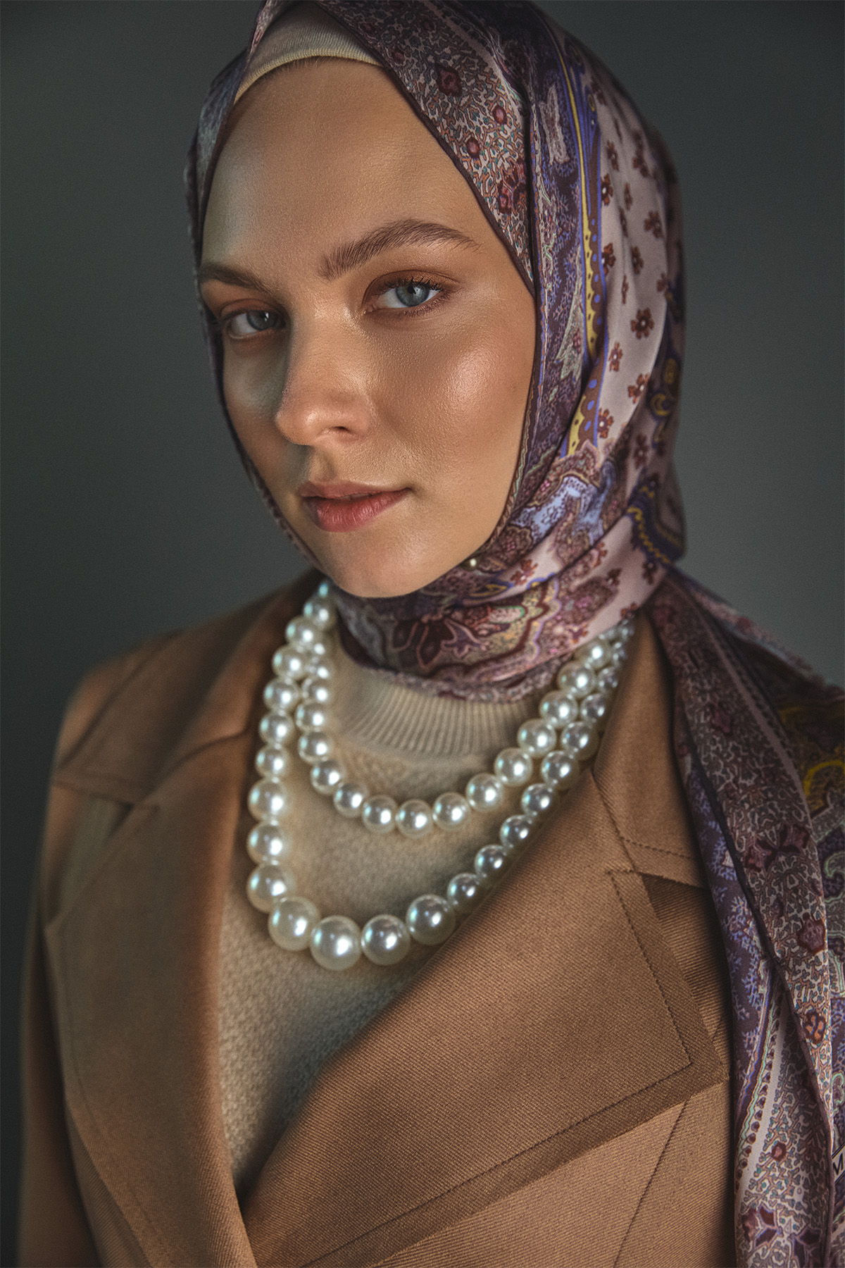 Kuşaklı Kruvaze Ceketli İkili Takım