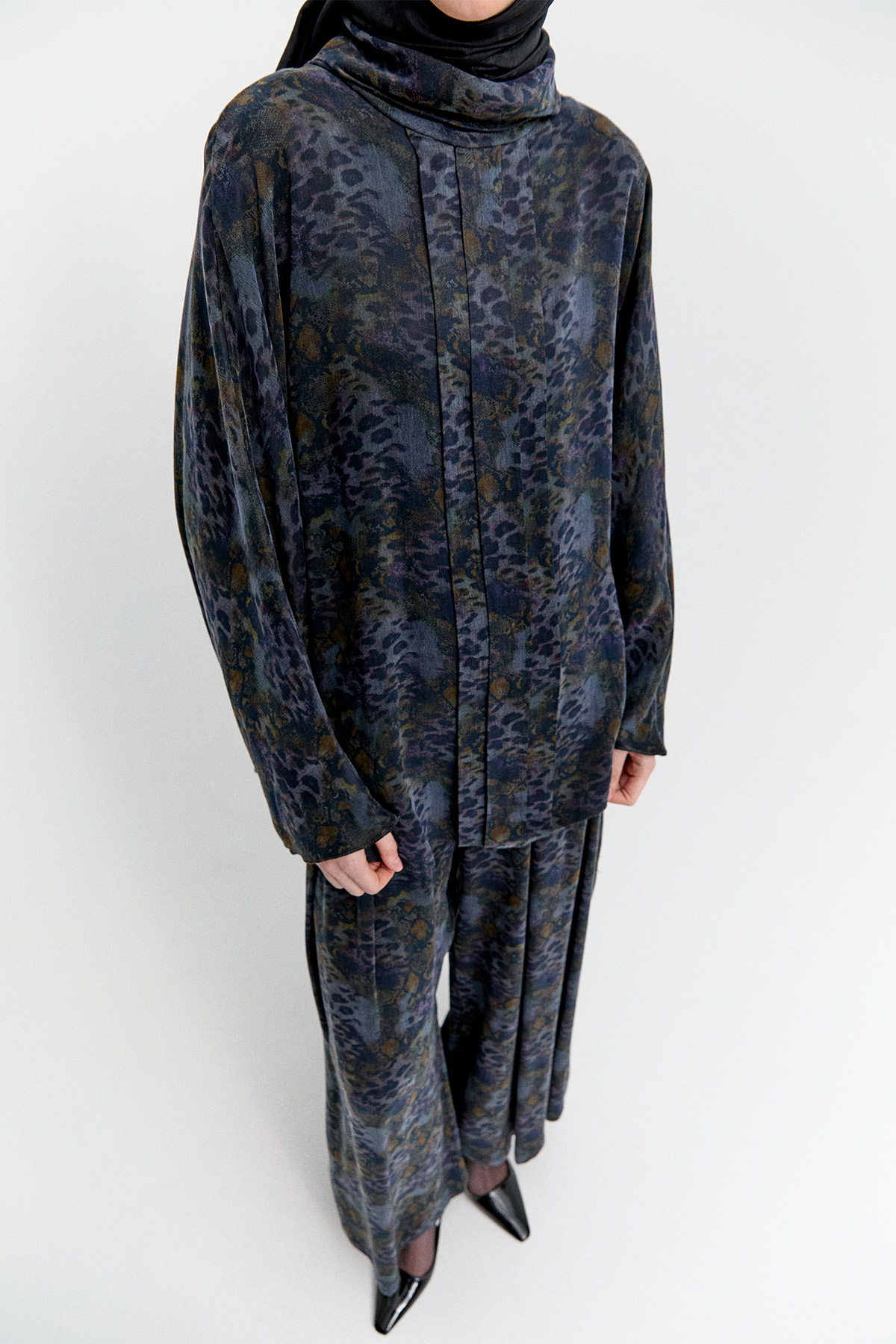 Yarasa Kol Desenli İkili Takım, Tesettür Giyim