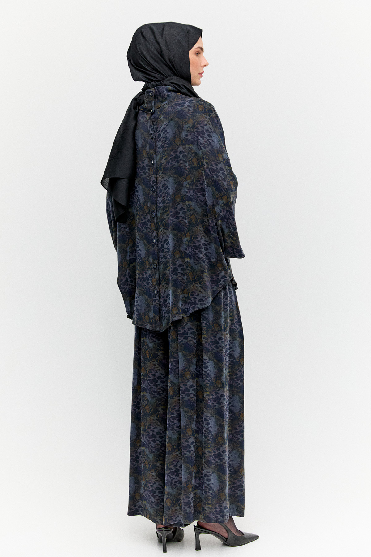 Yarasa Kol Desenli İkili Takım, Tesettür Giyim