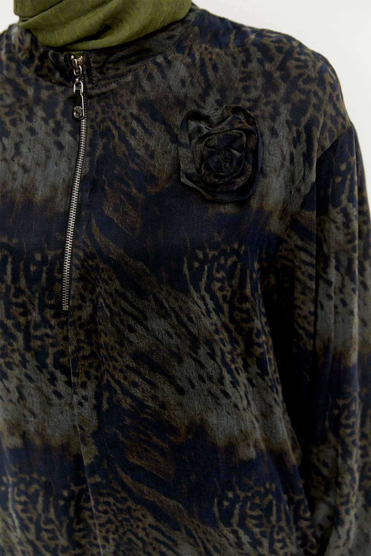 Desenli Rahat Kesim Lyocell İkili Takım