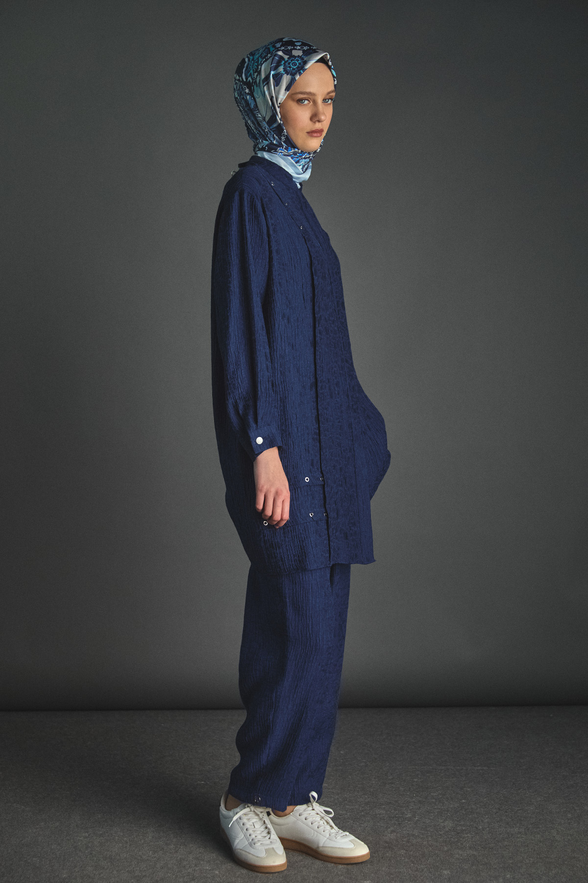 Kuşgözü Detaylı Dokulu İkili Takım