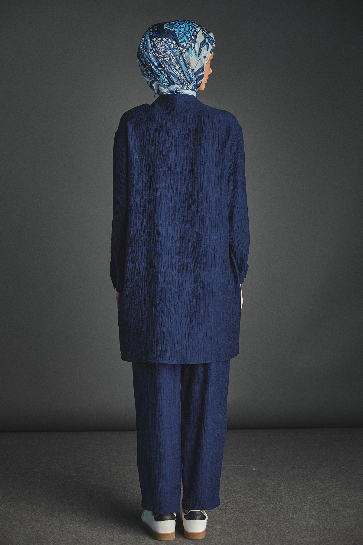 Kuşgözü Detaylı Dokulu İkili Takım