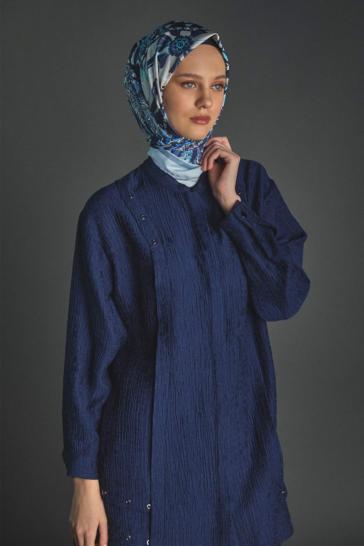 Kuşgözü Detaylı Dokulu İkili Takım