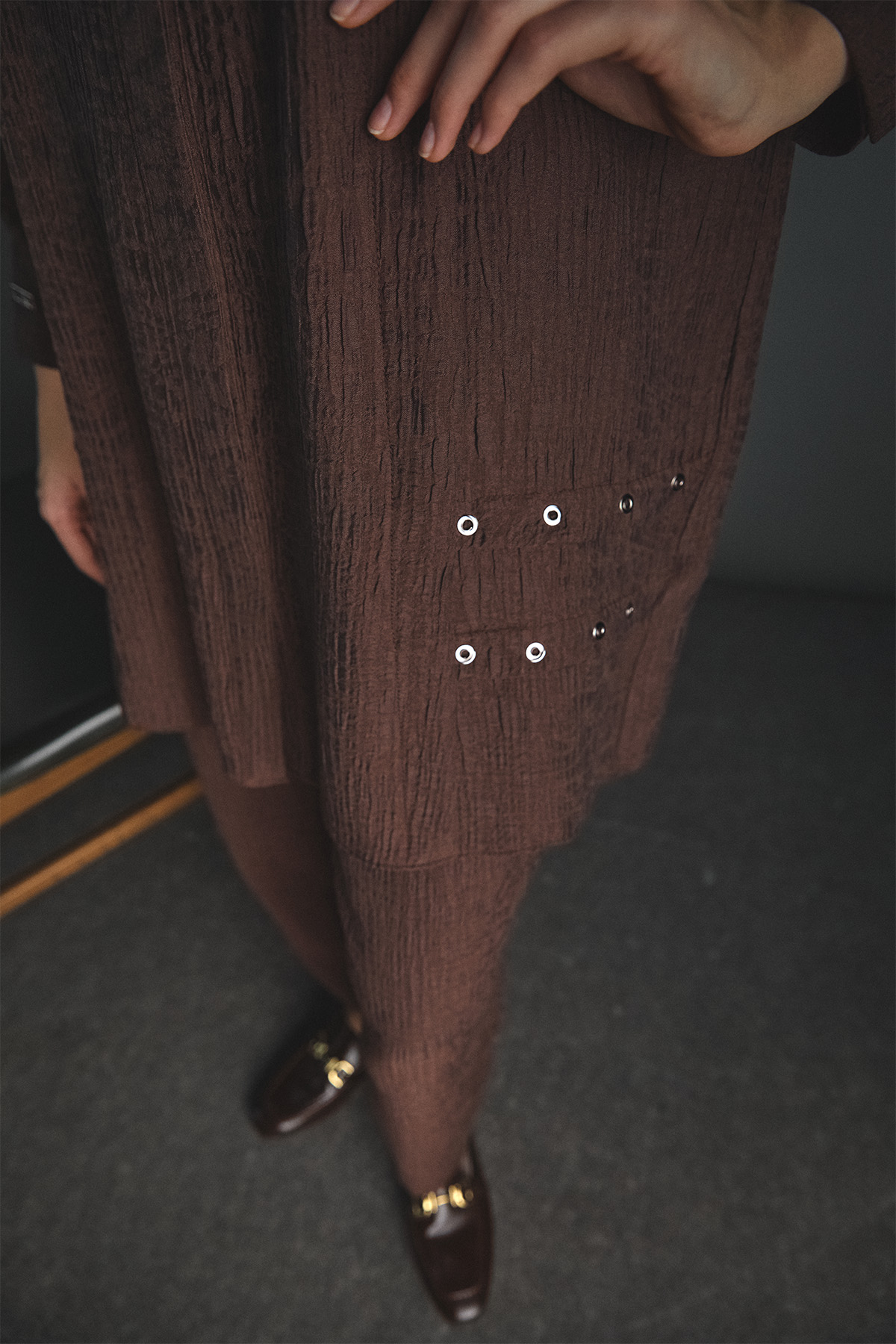 Kuşgözü Detaylı Dokulu İkili Takım