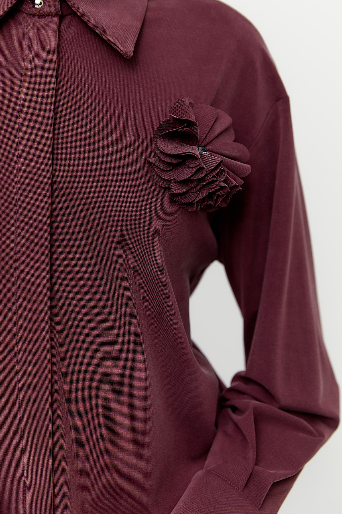 Broşlu Tunik