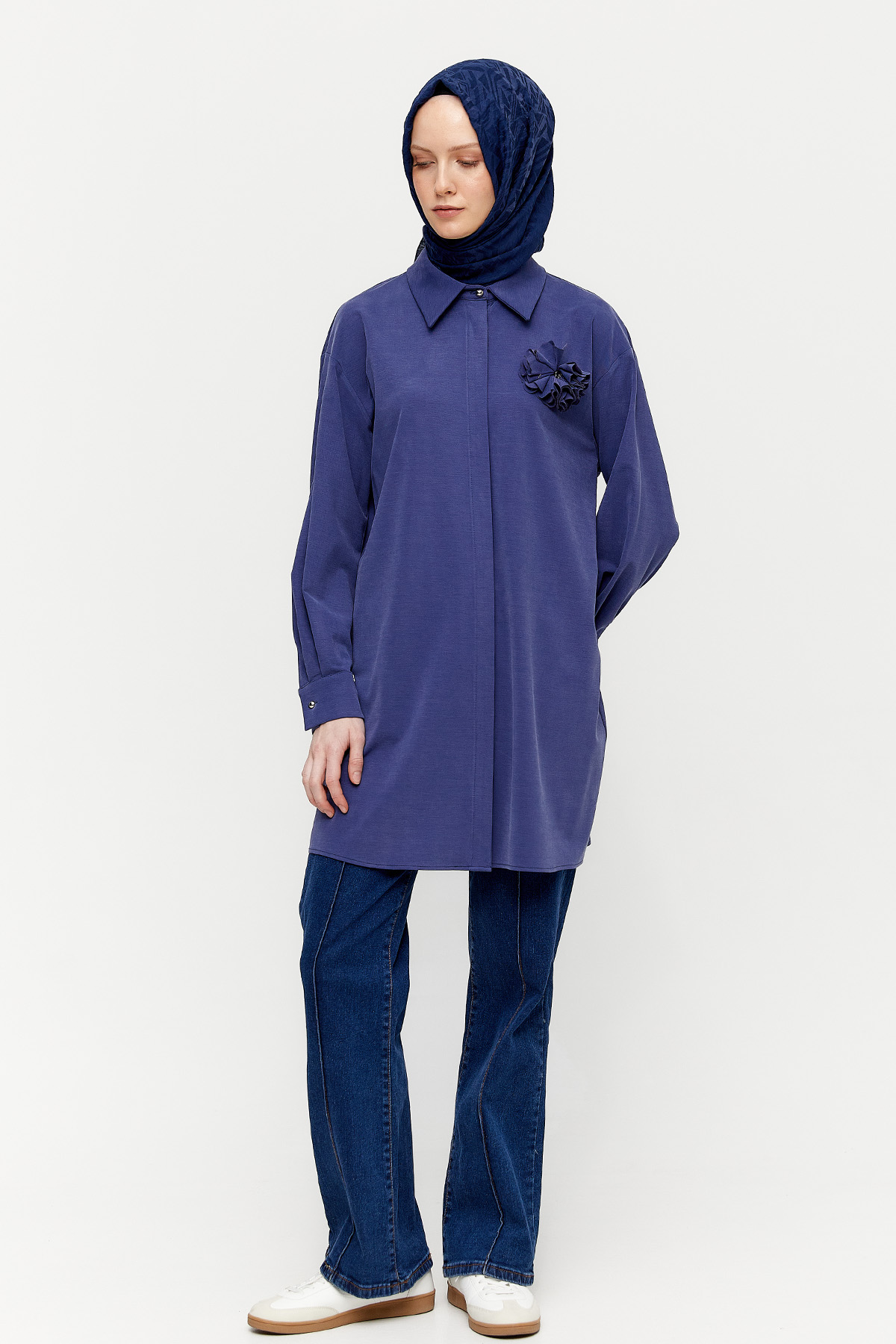 Broşlu Tunik