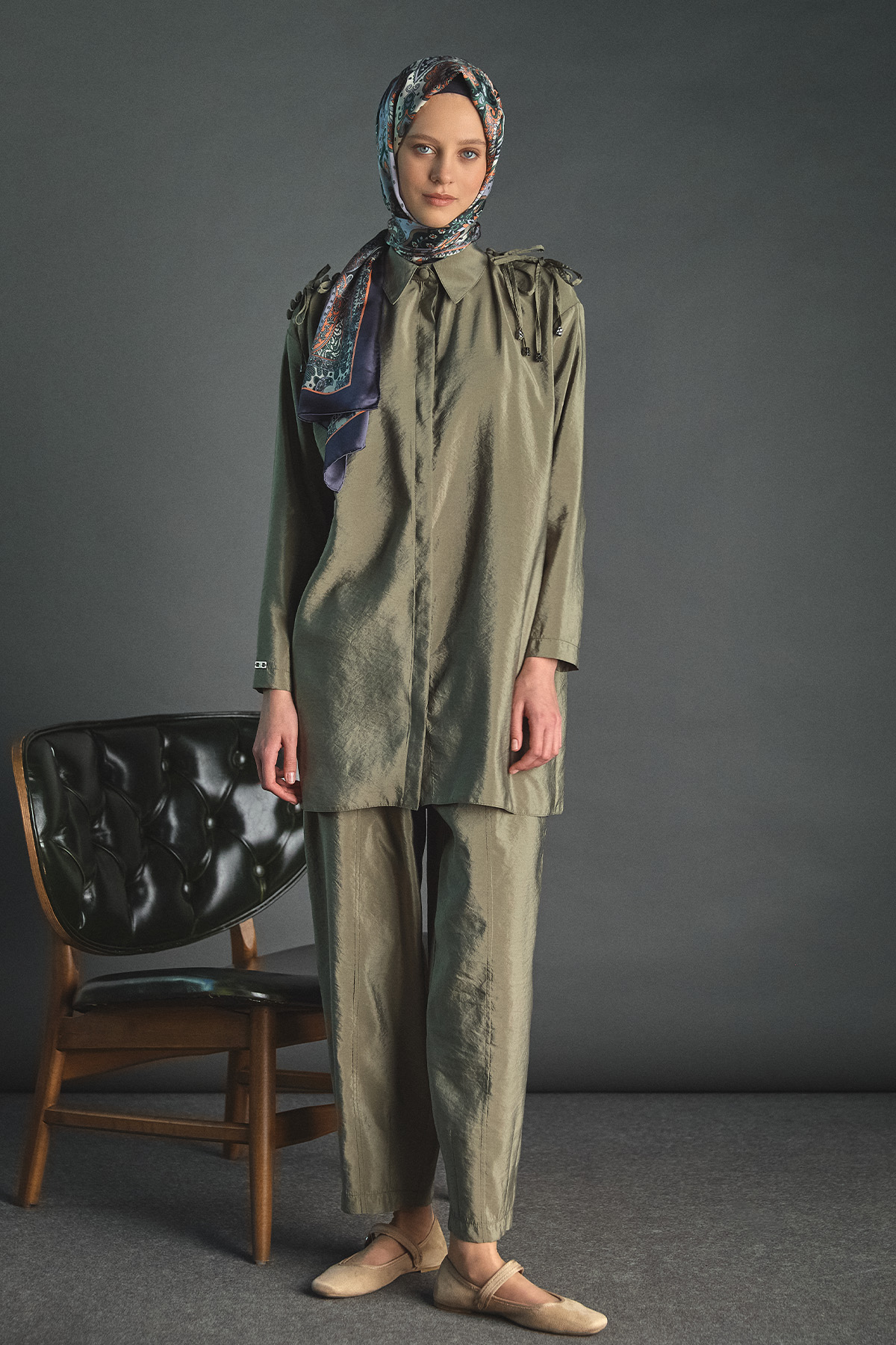 Oversize Jakarlı İkili Takım