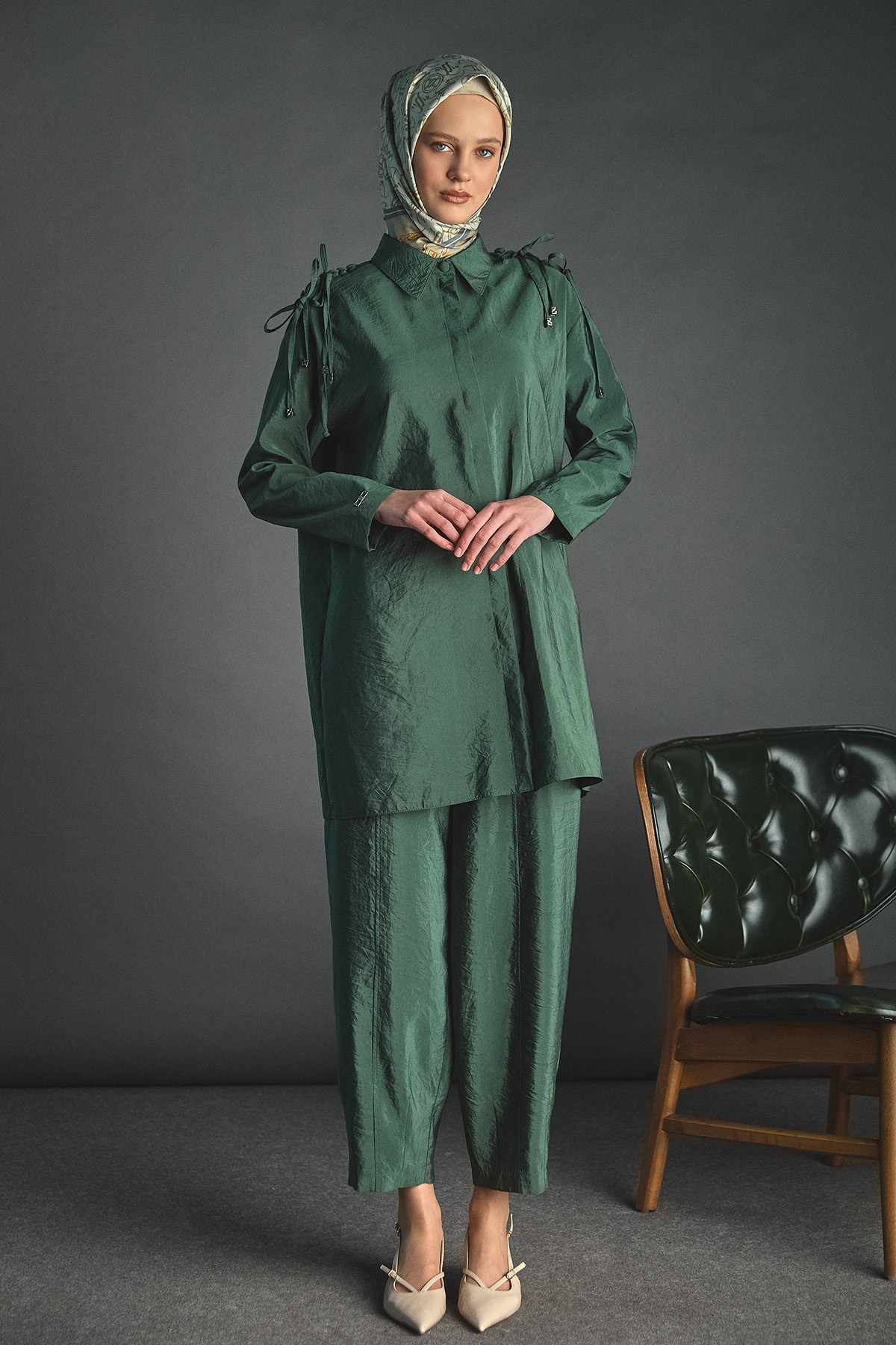 Oversize Jakarlı İkili Takım