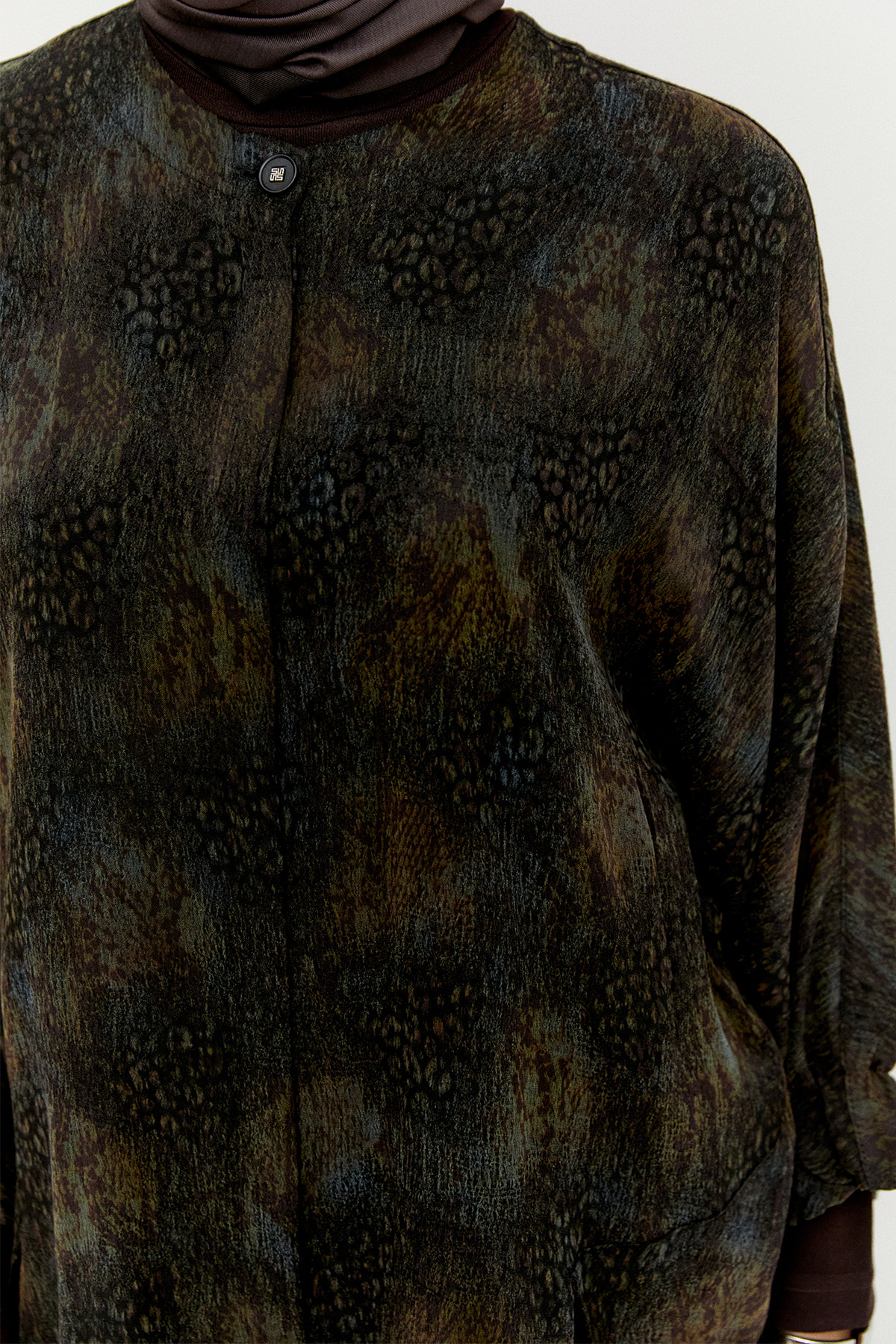 Desenli Lyocell İkili Takım