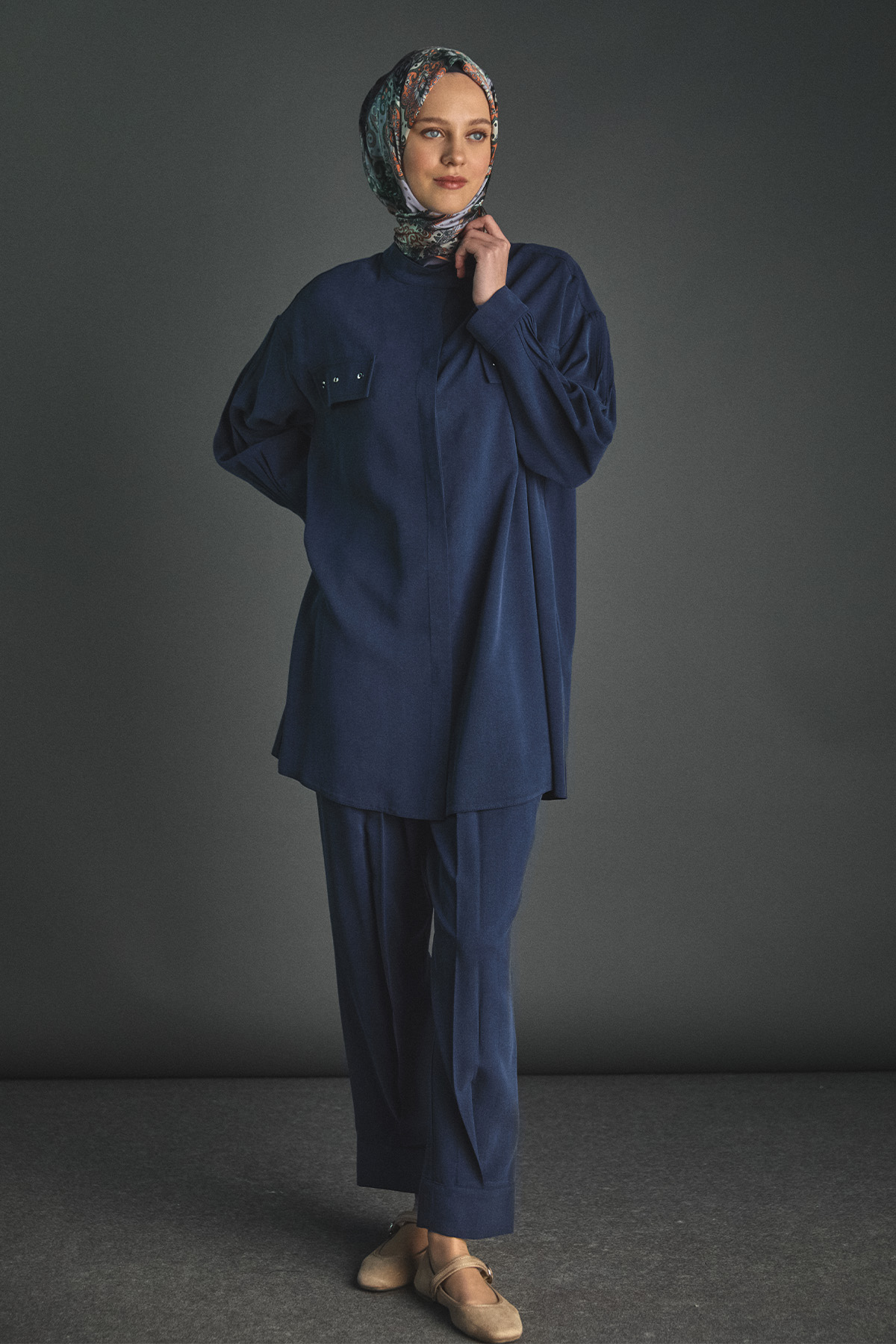 Süs Cep Kapaklı İkili Takım