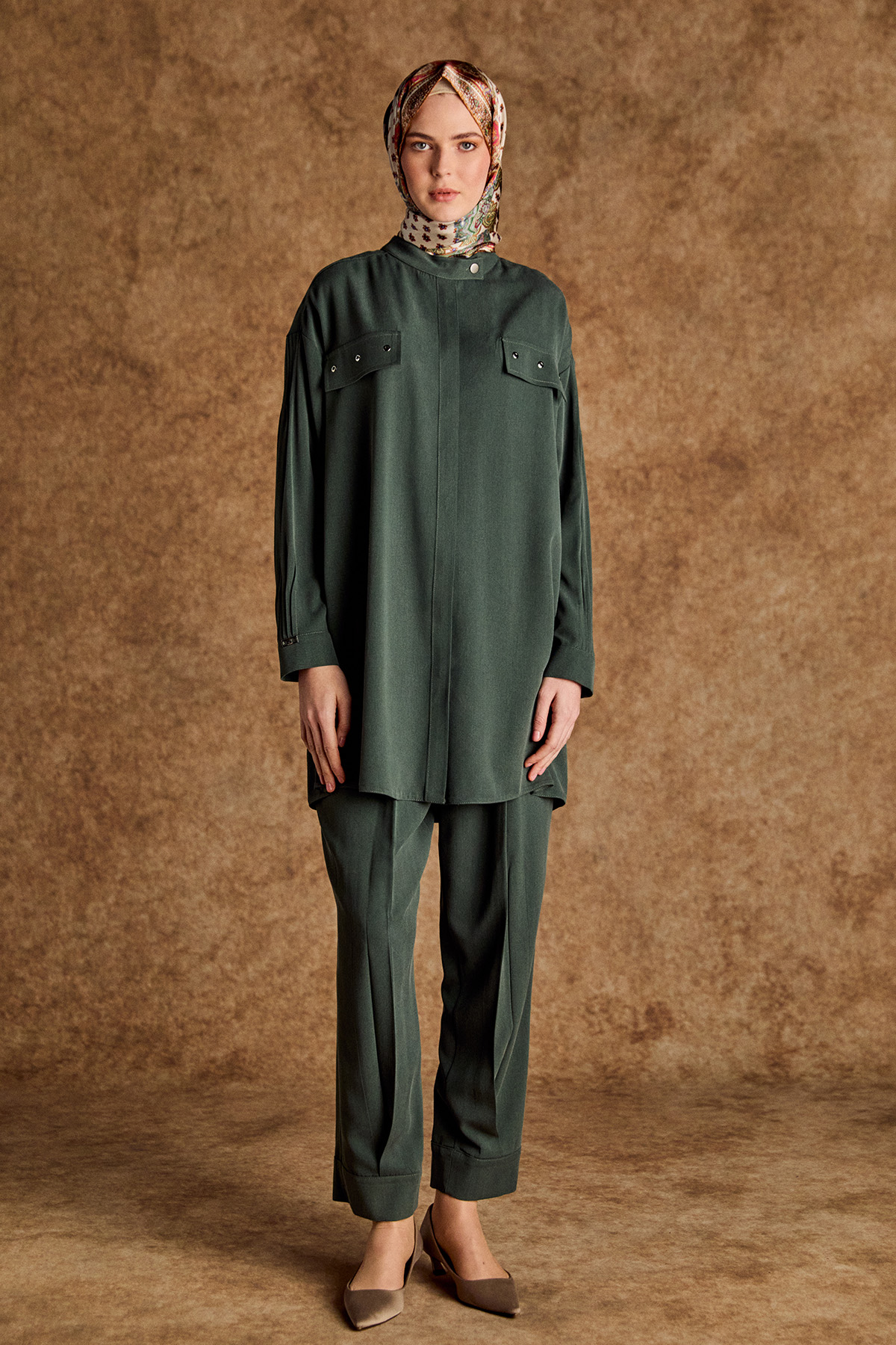 Süs Cep Kapaklı İkili Takım