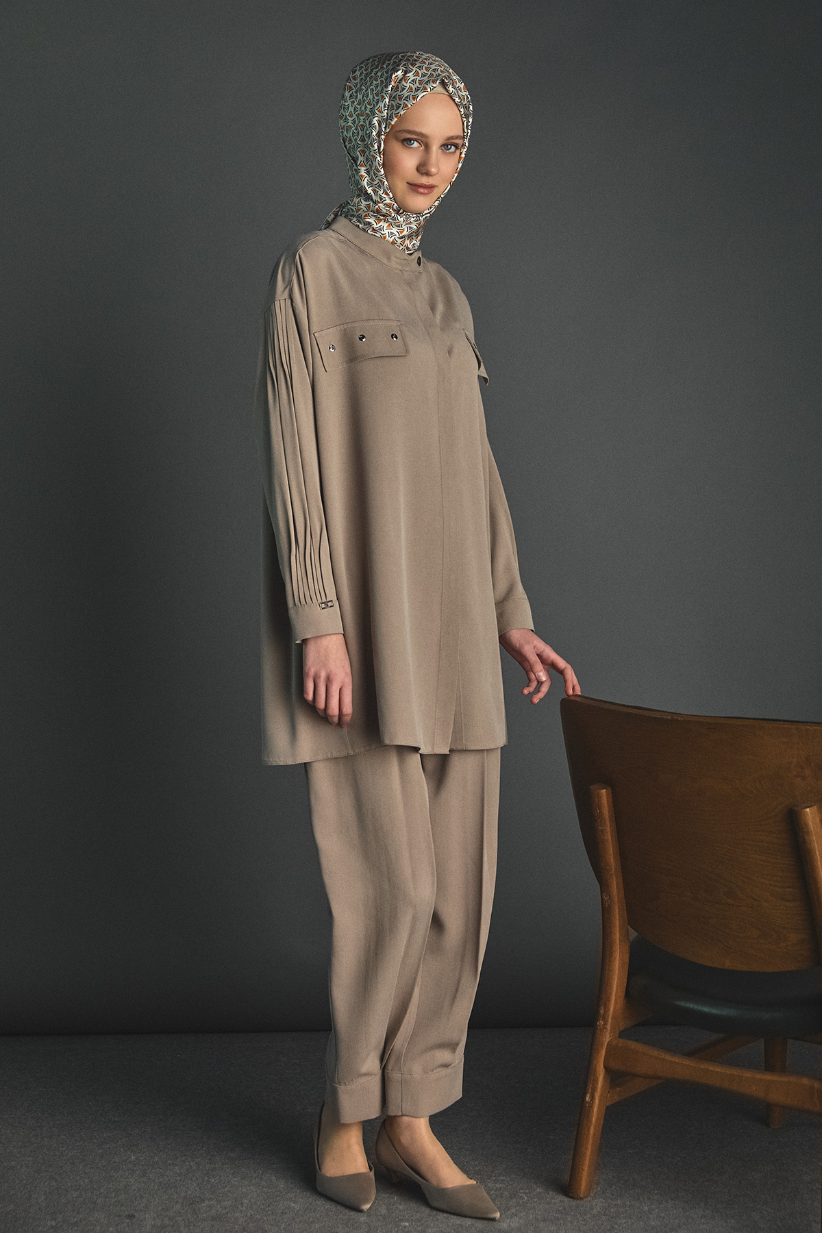 Süs Cep Kapaklı İkili Takım