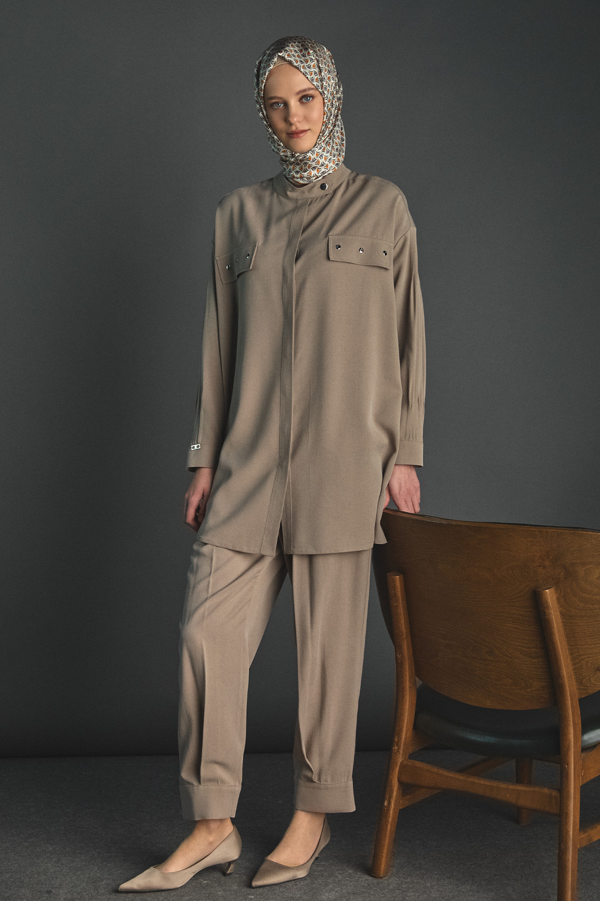 Süs Cep Kapaklı İkili Takım