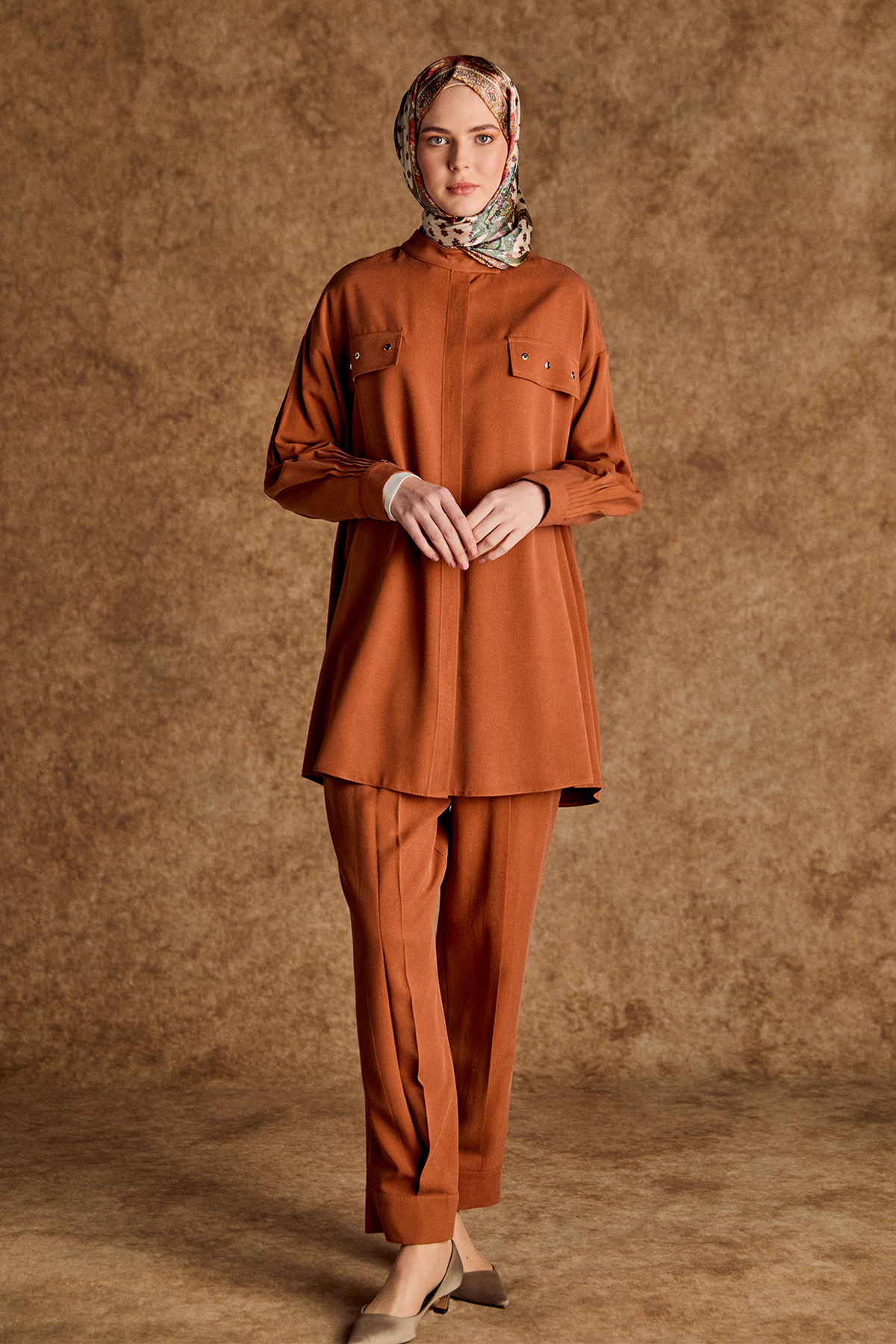 Süs Cep Kapaklı İkili Takım