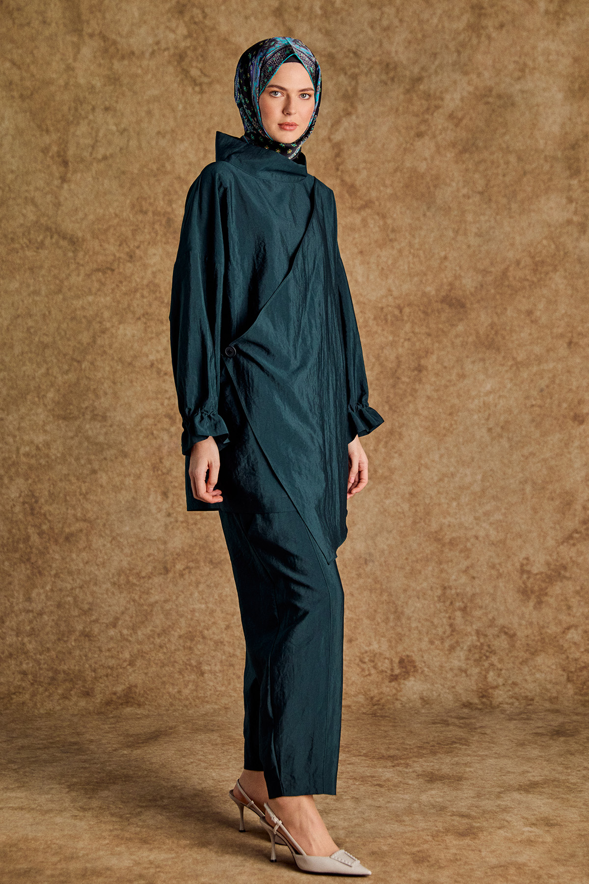 Oversize Şalvarlı İkili Takım