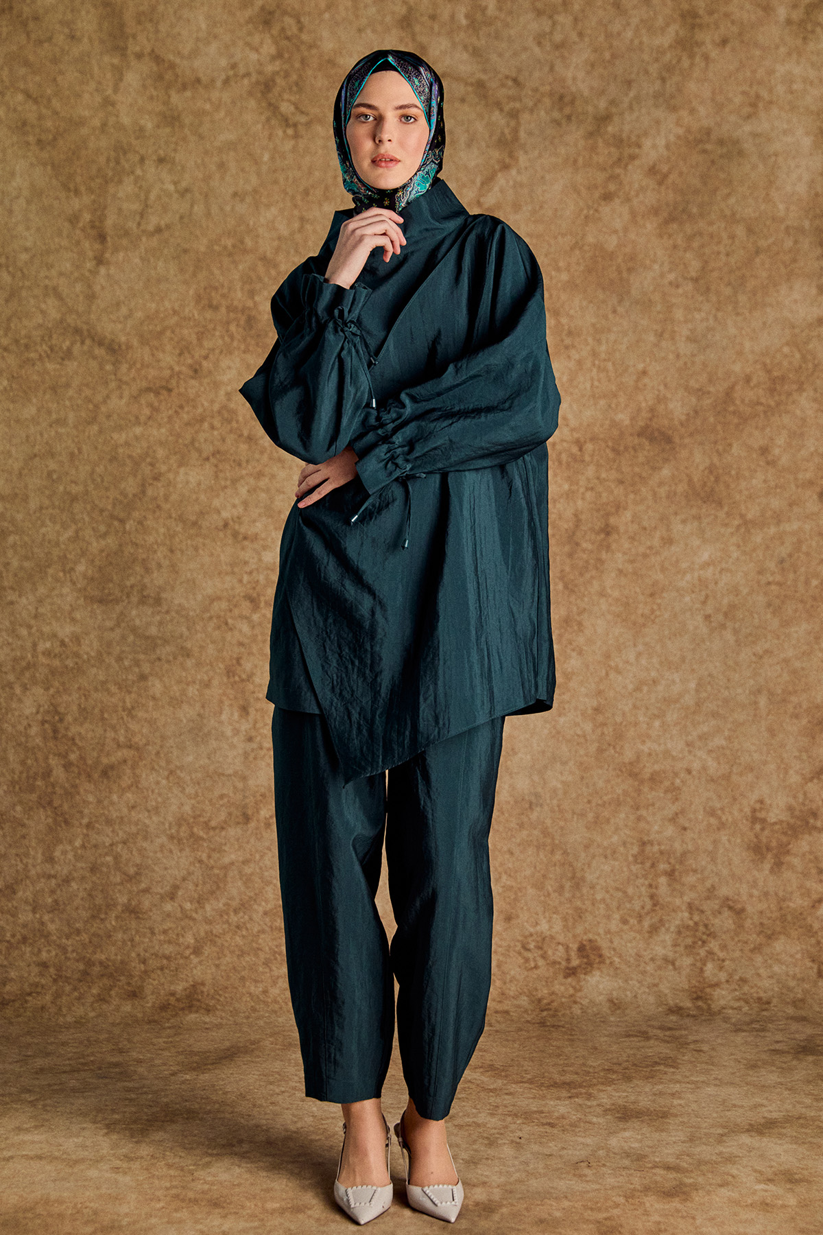 Oversize Şalvarlı İkili Takım