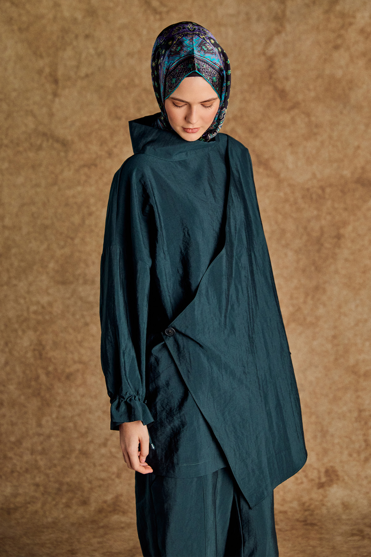 Oversize Şalvarlı İkili Takım