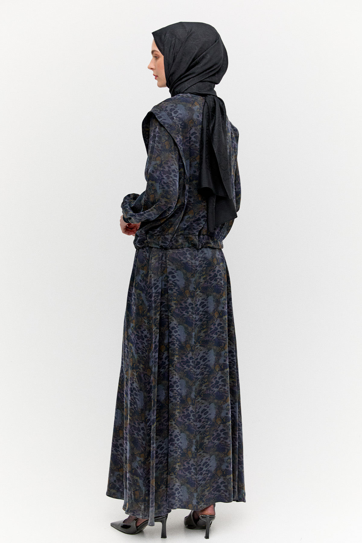 Yelekli Elbiseli İkili Takım, Tesettür Giyim