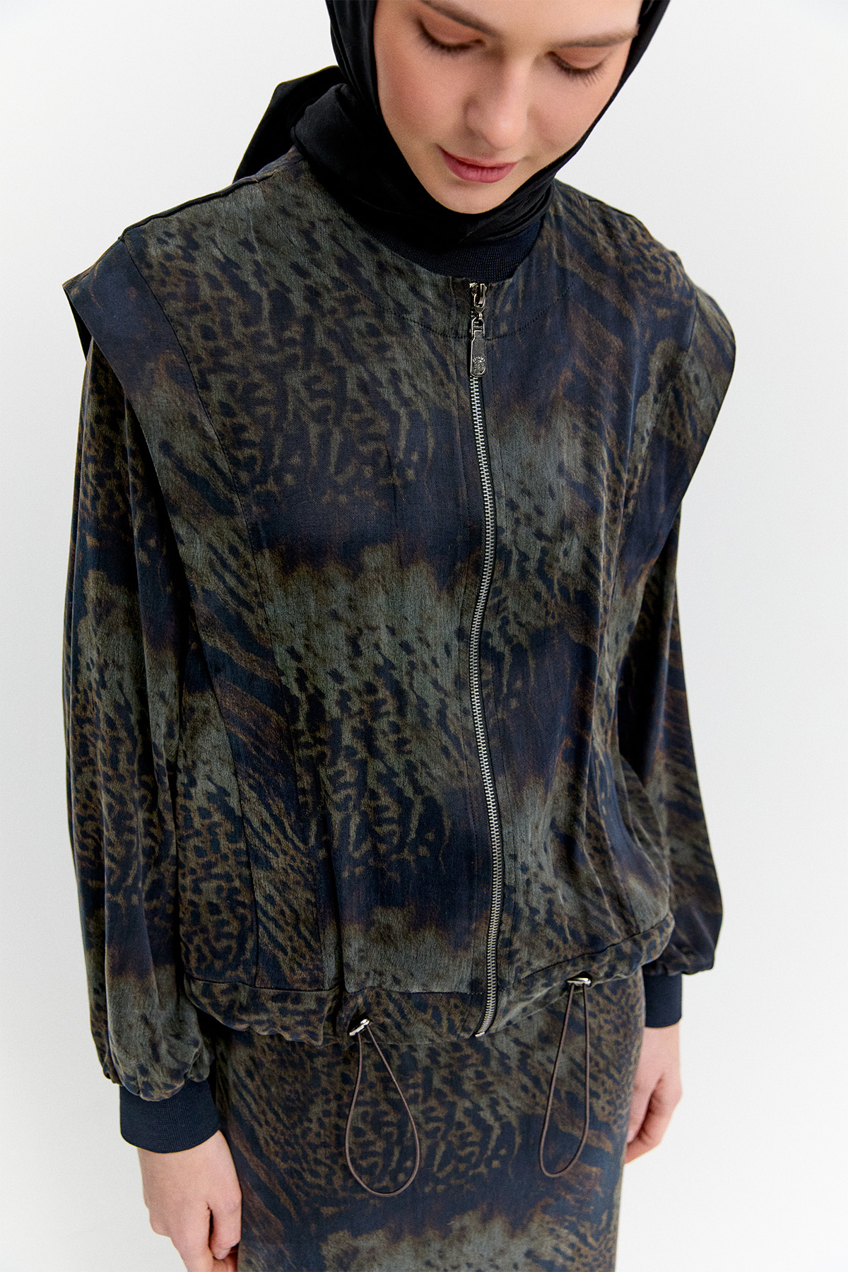 Yelekli Elbiseli İkili Takım, Tesettür Giyim