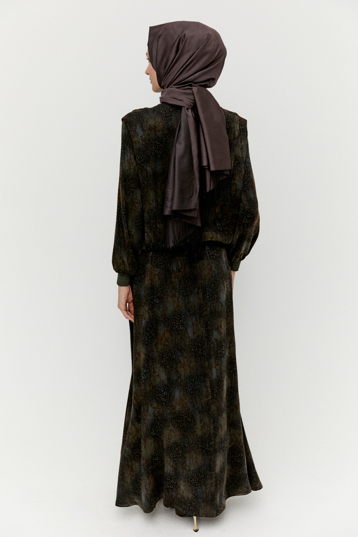 Yelekli Elbiseli İkili Takım