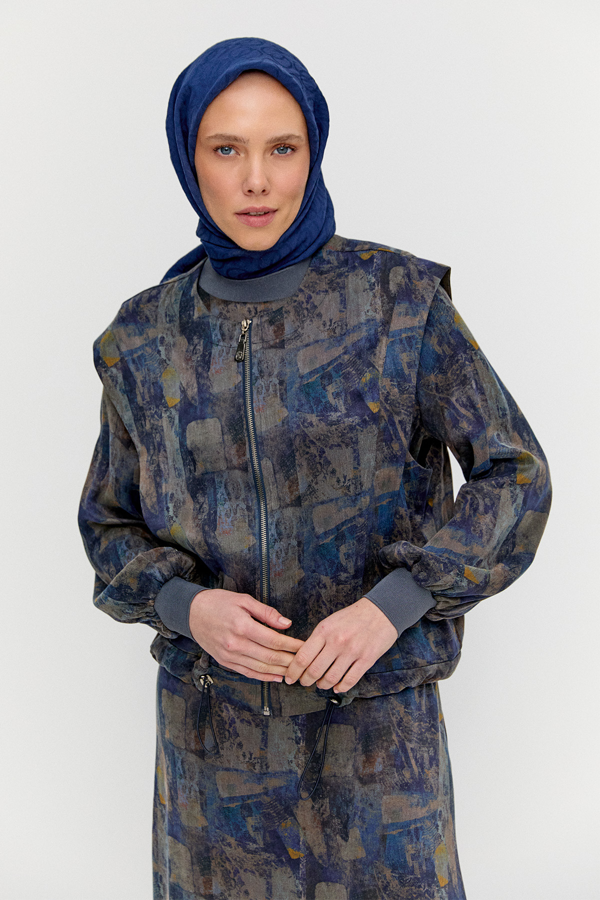 Yelekli Elbiseli İkili Takım, Tesettür Giyim