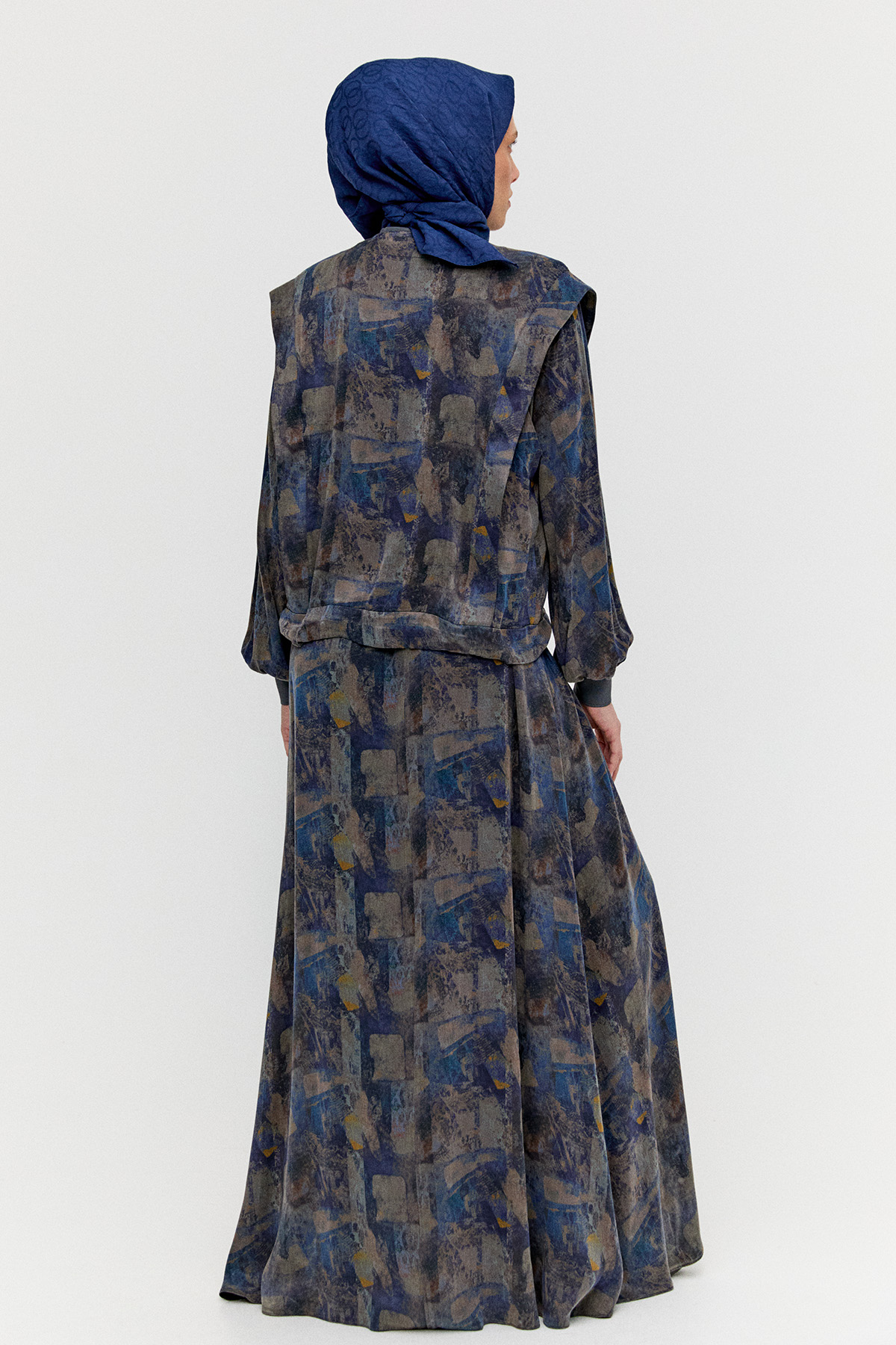 Yelekli Elbiseli İkili Takım, Tesettür Giyim