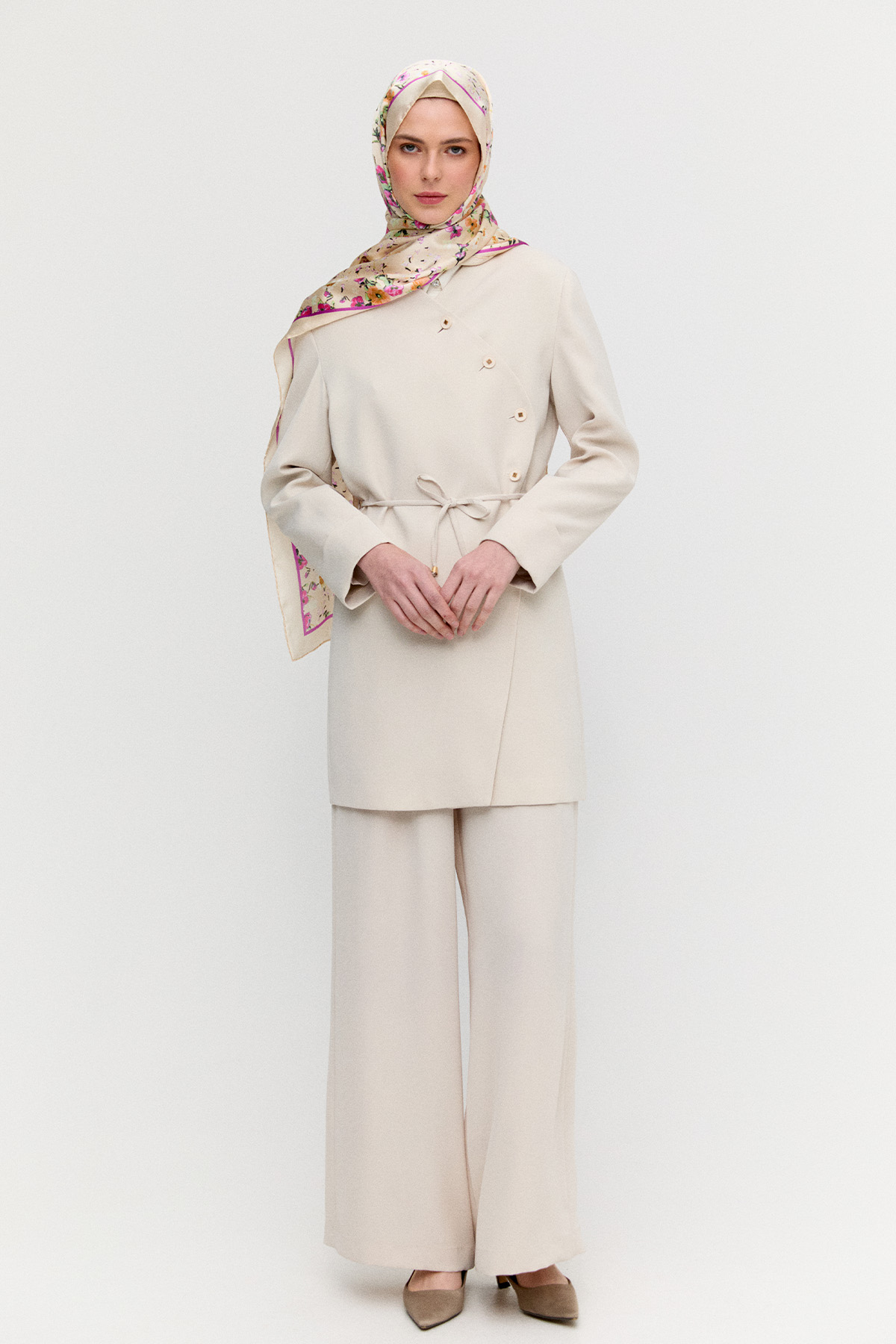 Anvelop Ceketli İkili Takım, Tesettür Giyim