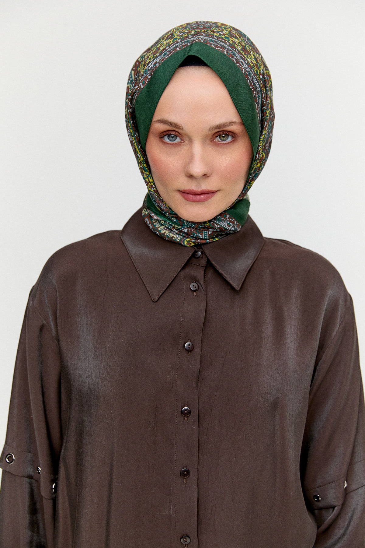 Kuşgözülü Jakarlı İkili Takım, Tesettür Giyim