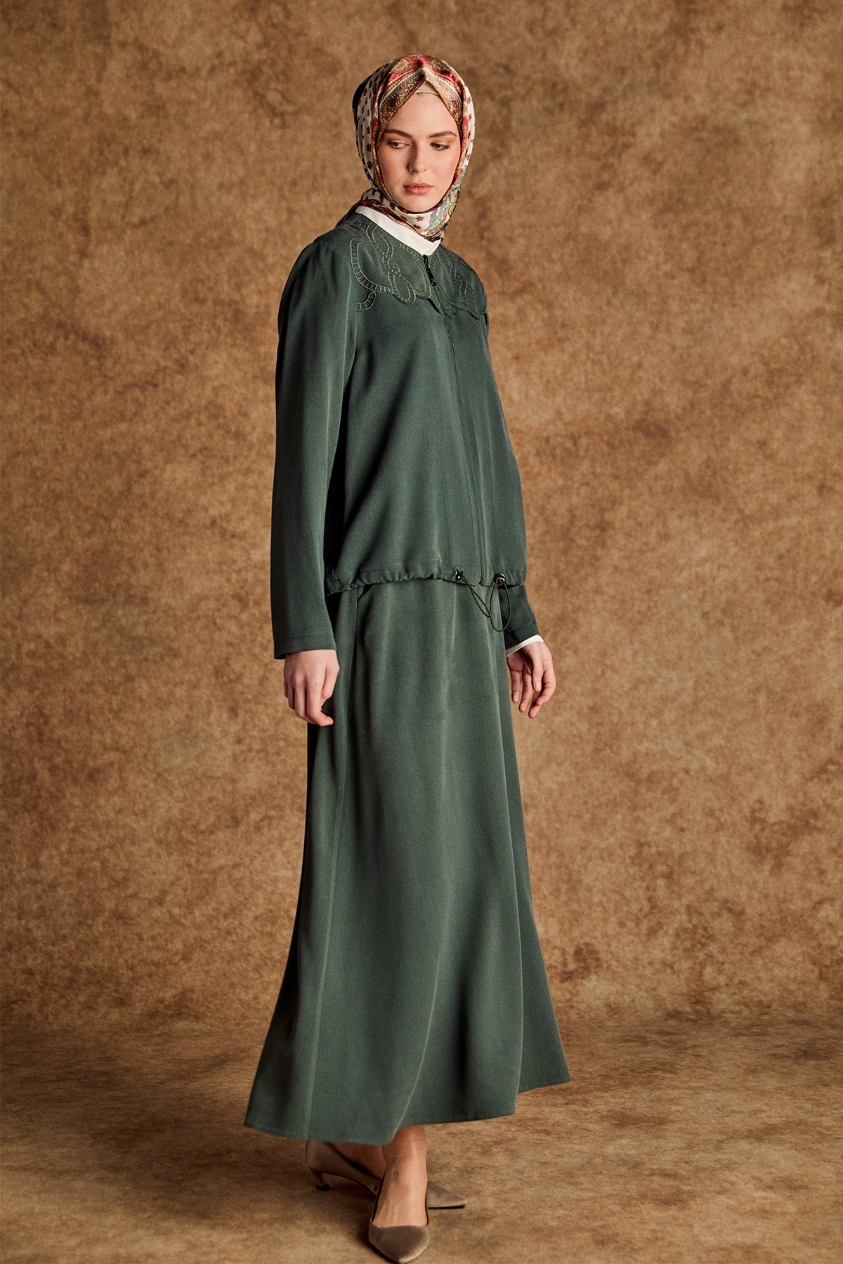 Nakış Desenli İkili Takım