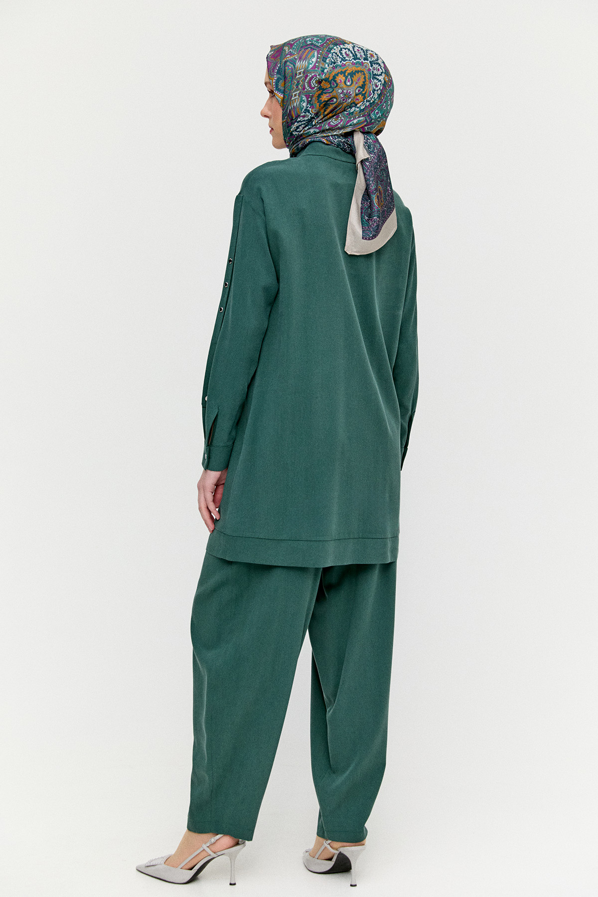 Zımba Şeritli İkili Takım, Tesettür Giyim