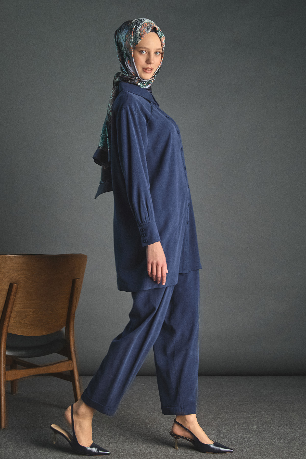 Aller Detaylı Lyocell Tunik