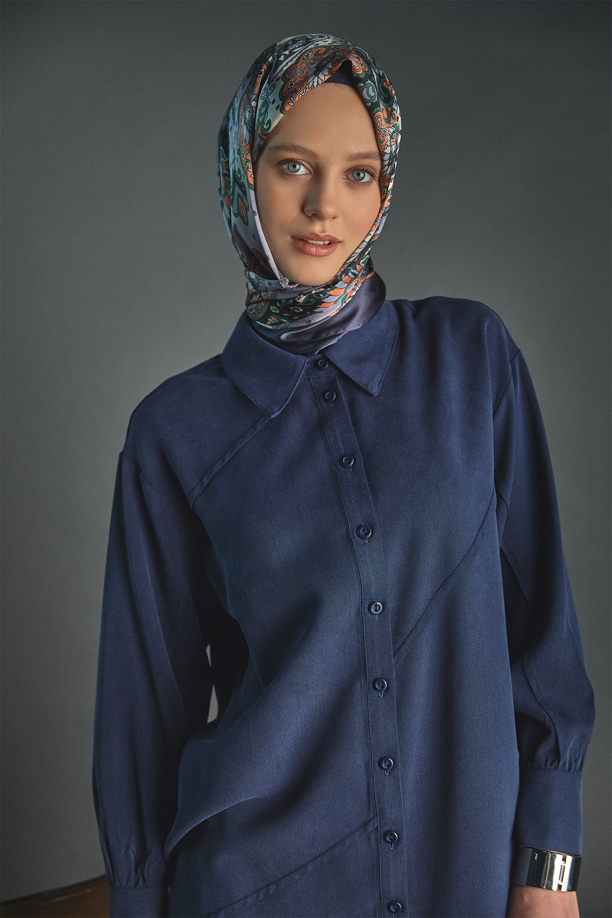 Aller Detaylı Lyocell Tunik