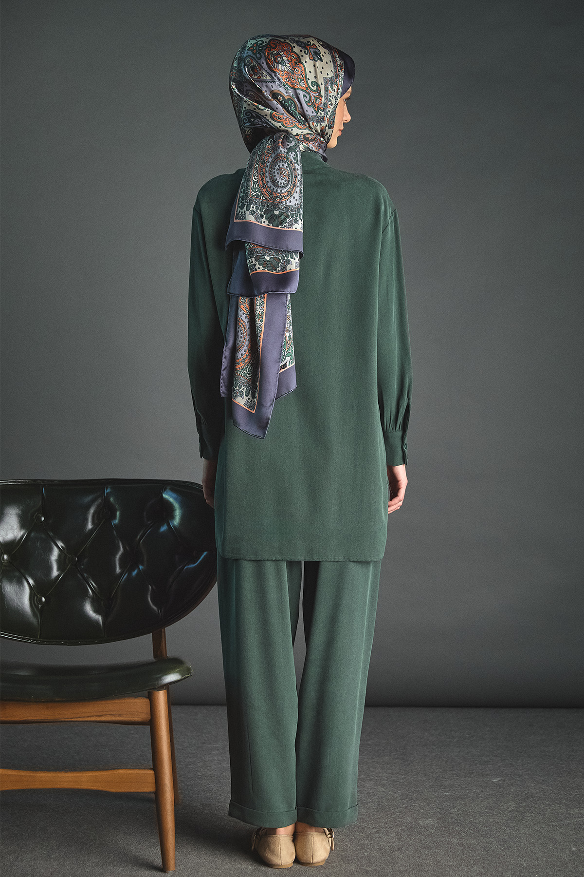 Aller Detaylı Lyocell Tunik