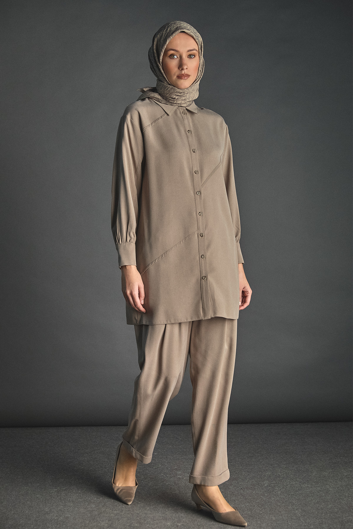 Aller Detaylı Lyocell Tunik