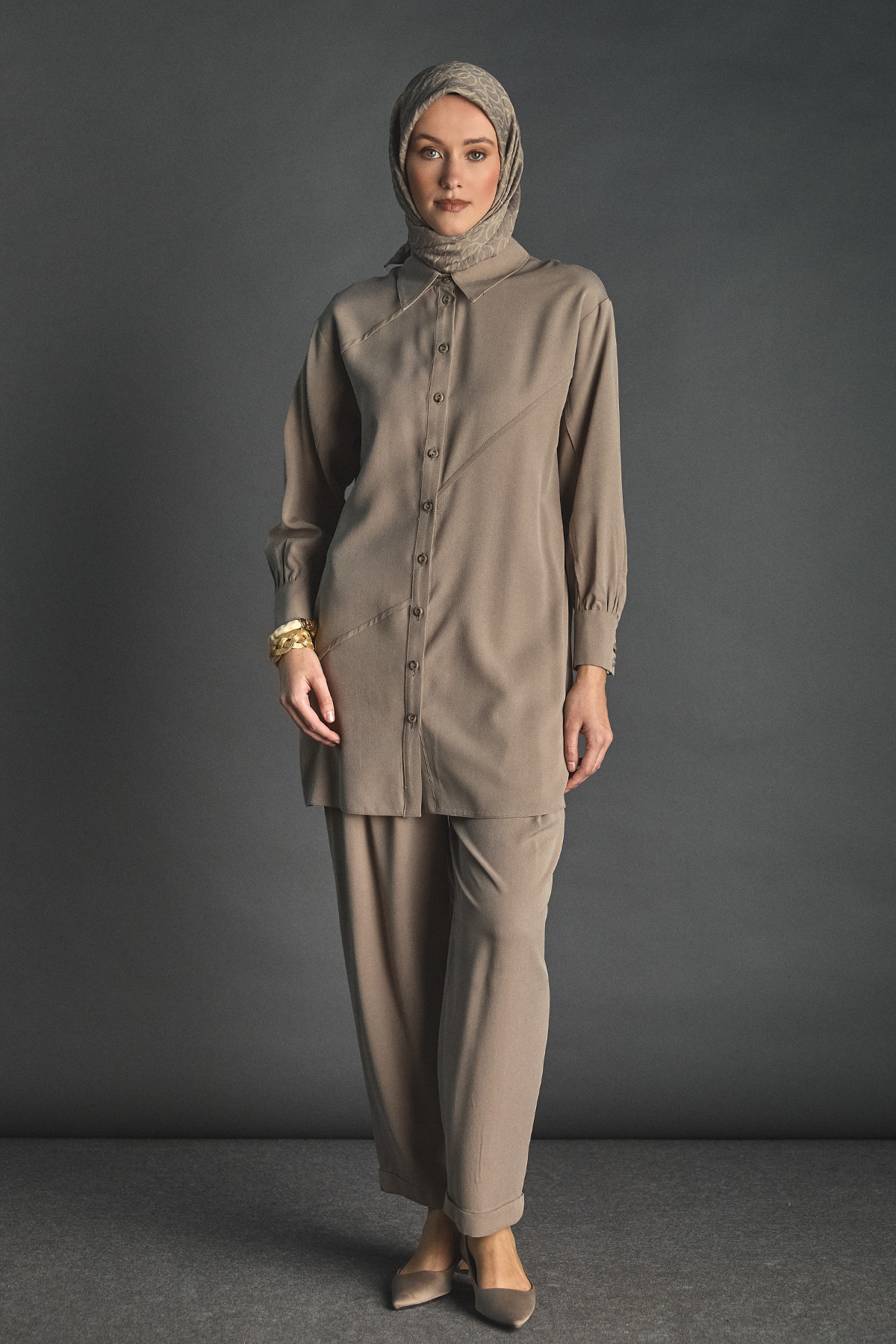 Aller Detaylı Lyocell Tunik