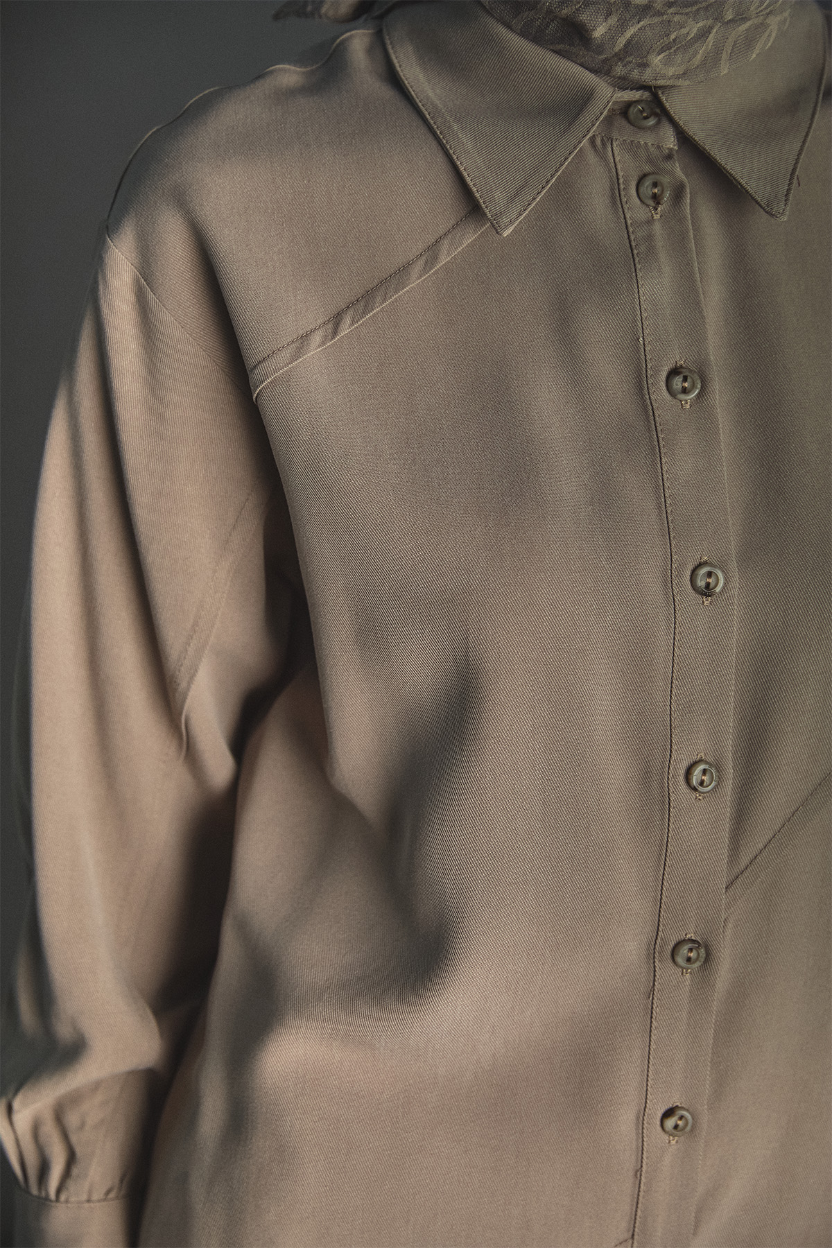 Aller Detaylı Lyocell Tunik