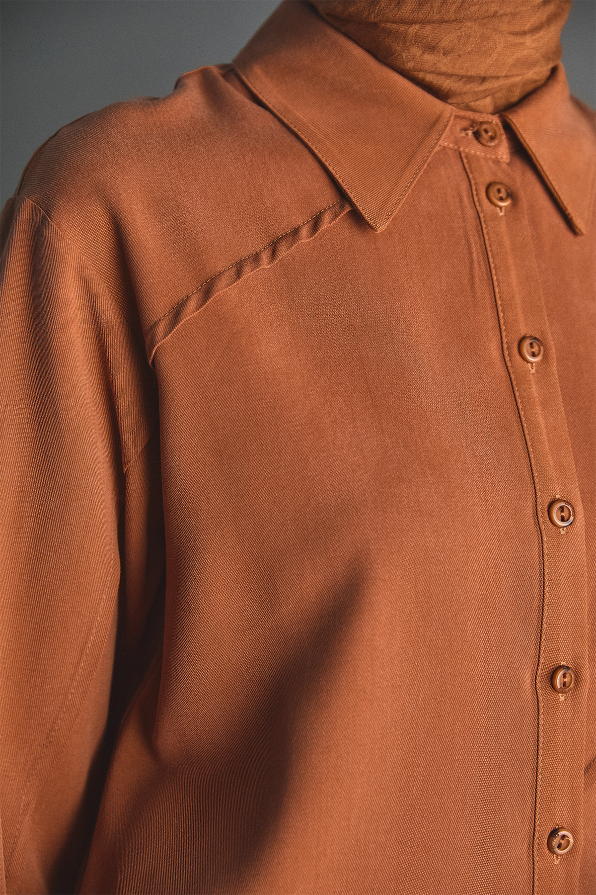 Aller Detaylı Lyocell Tunik