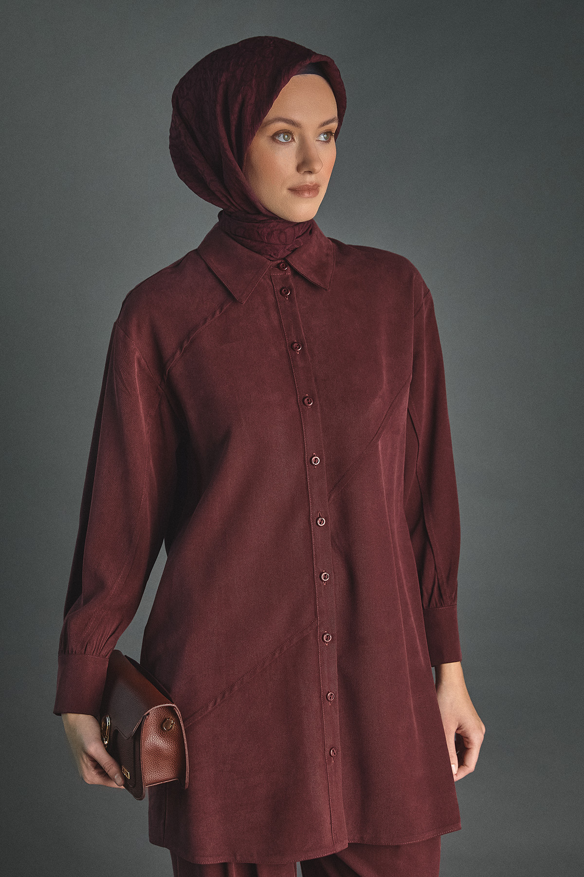 Aller Detaylı Lyocell Tunik